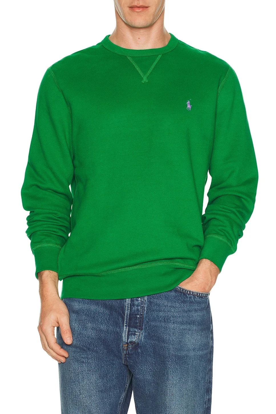 Long Sleeve Rl Fleece Crewneck Sweatshirt - 1