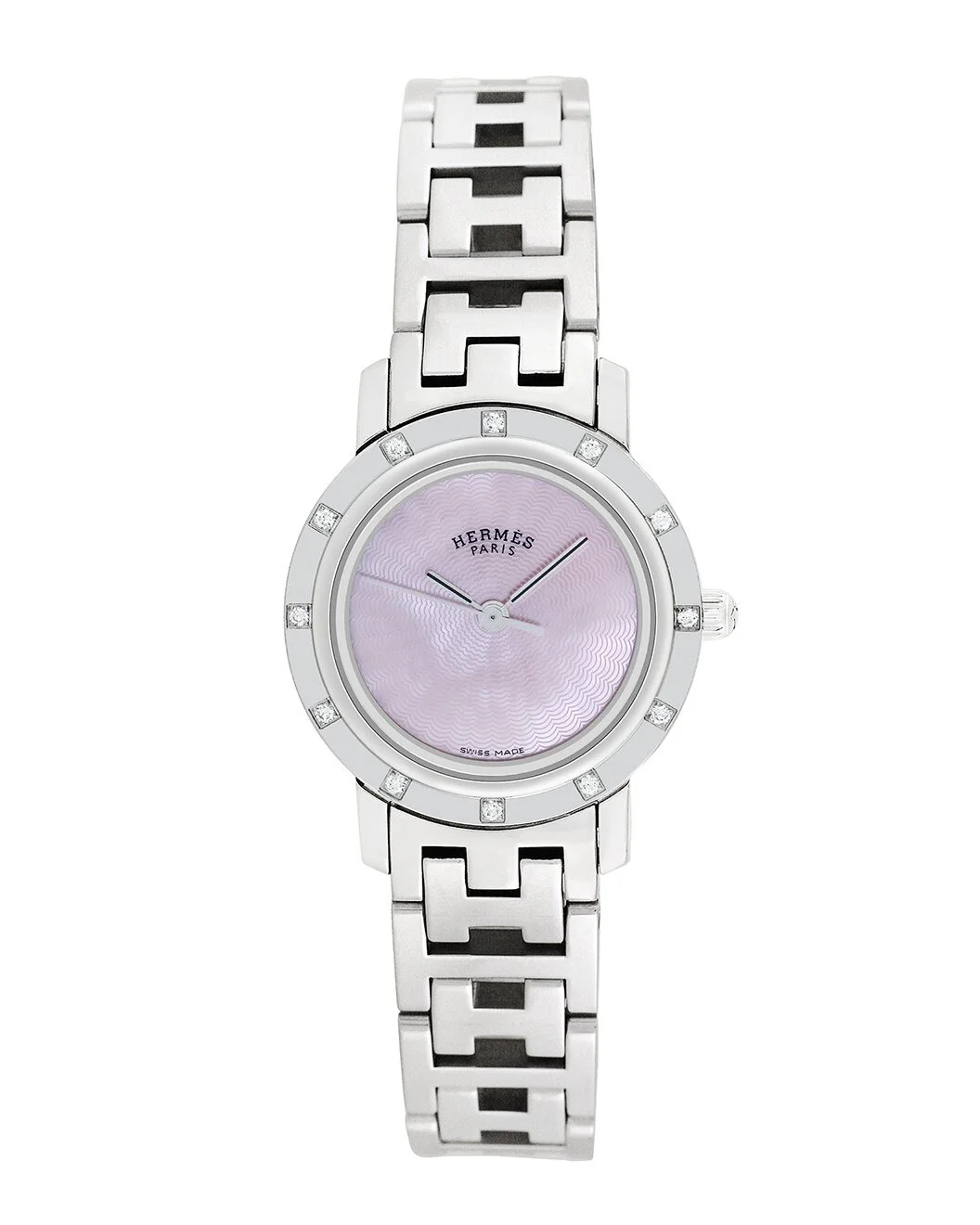 Hermès Women's Clipper Diamond Watch, Circa 2000's (Authentic Pre-Loved) - 1