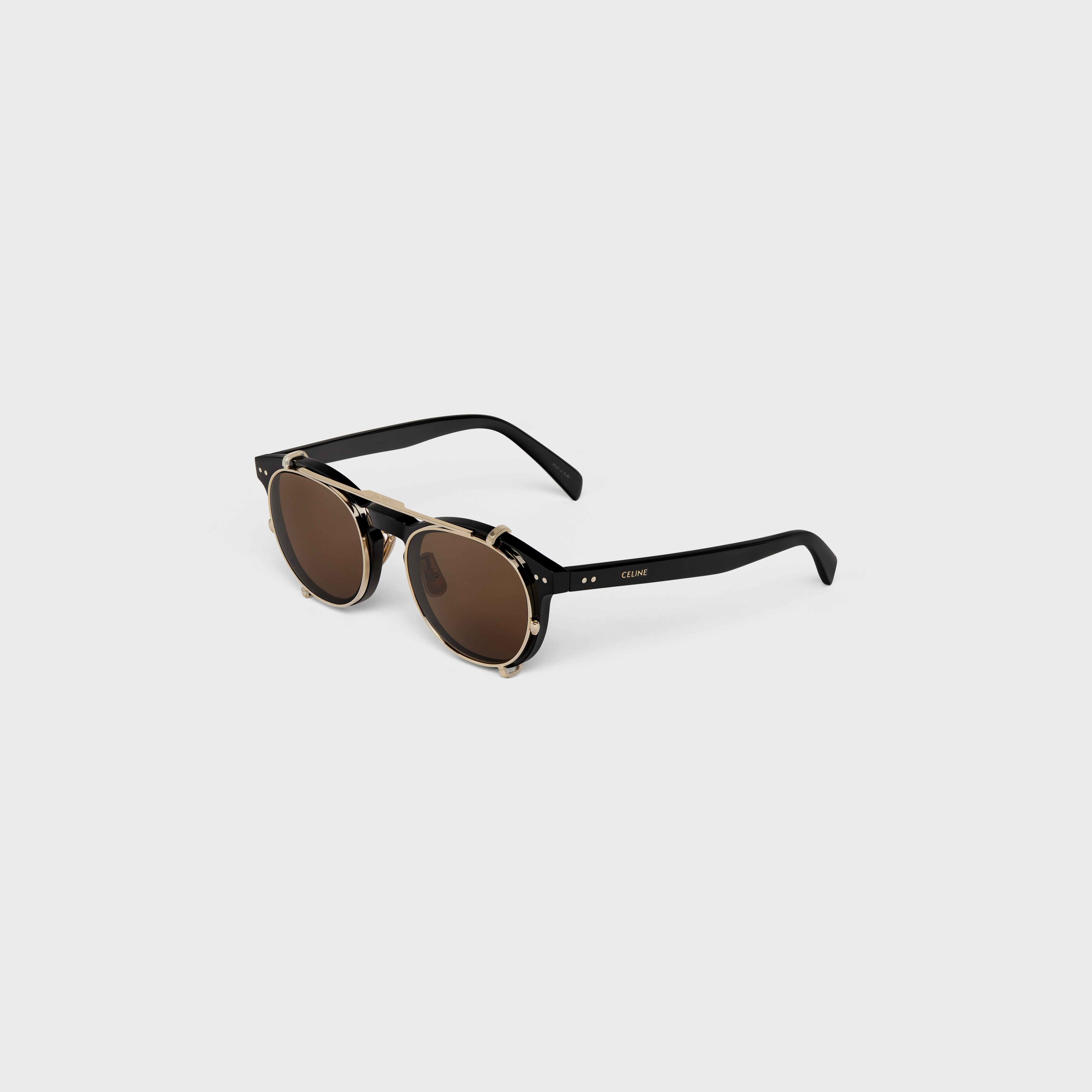 Black Frame 38 sunglasses in Acetate - 2