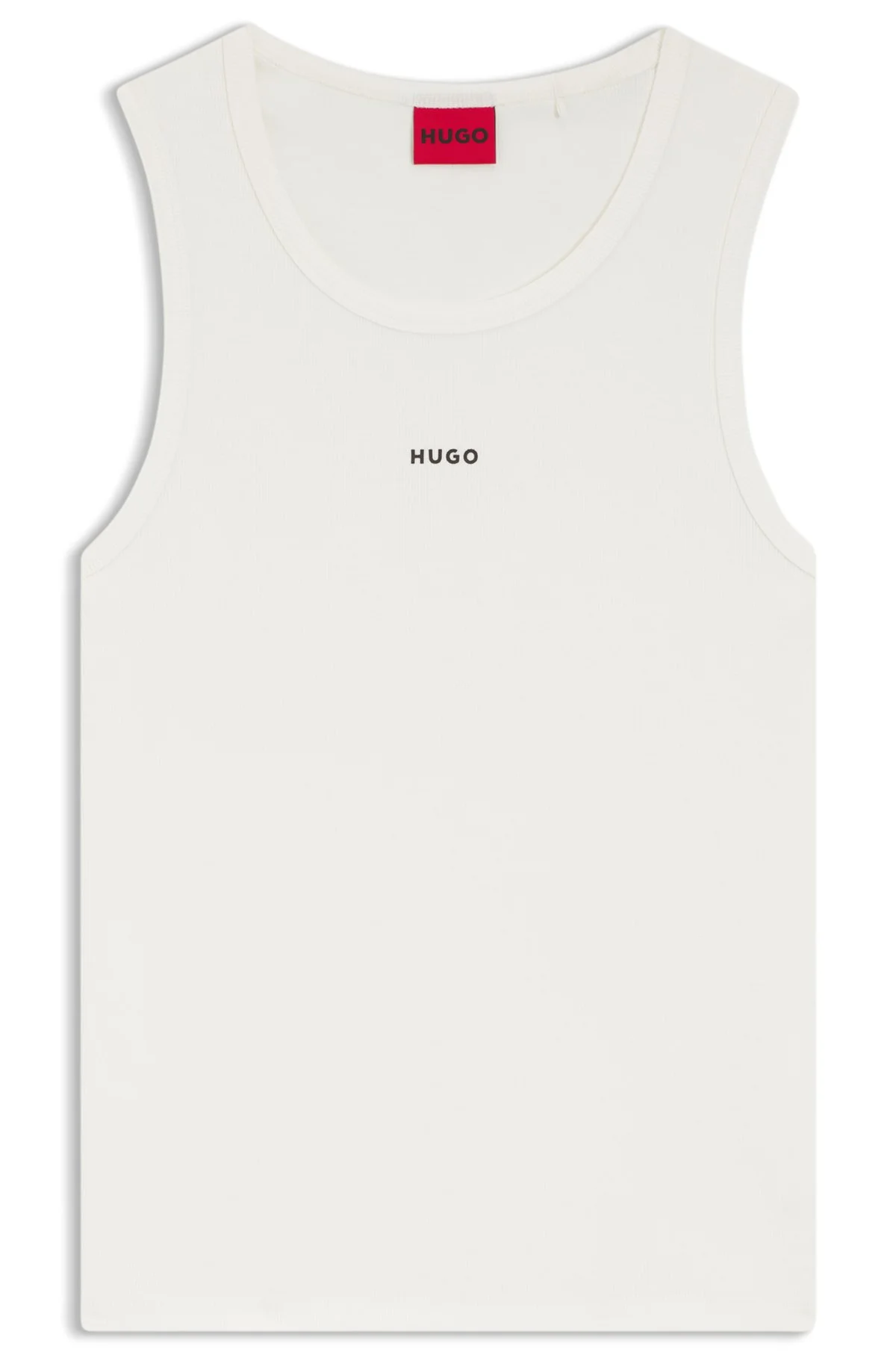 CONTRAST-LOGO SLIM-FIT TANK TOP IN STRETCH COTTON - 1
