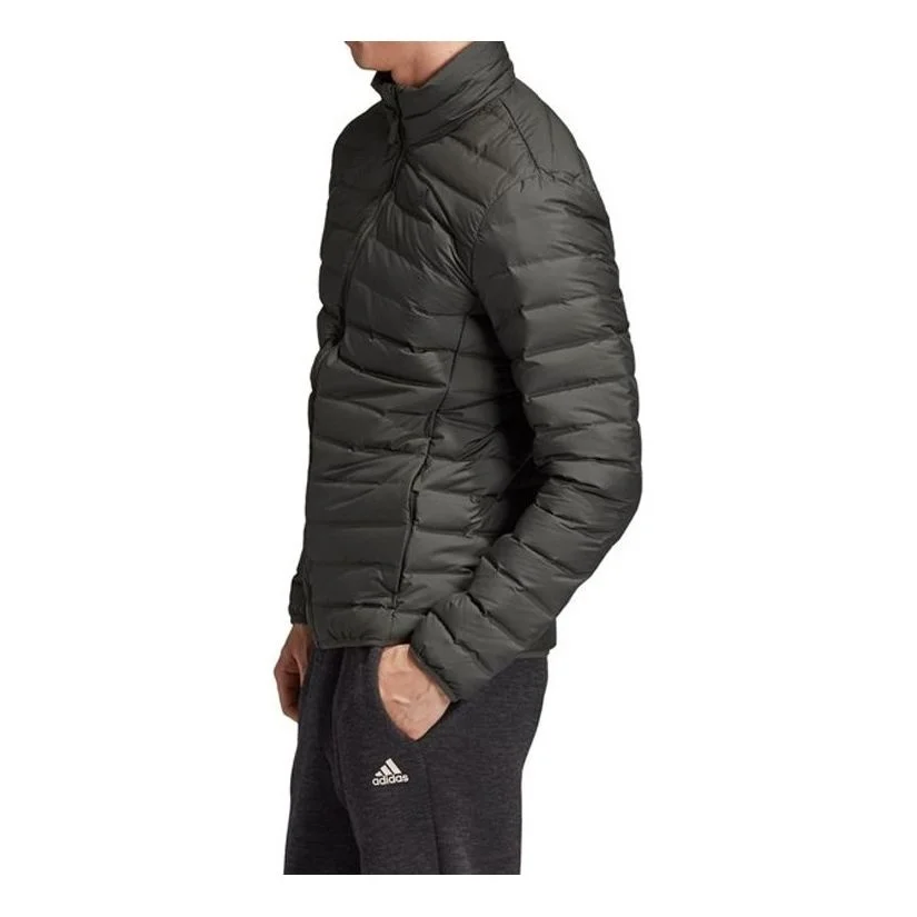 adidas Sports Down Jacket Brown DZ1424 - 1