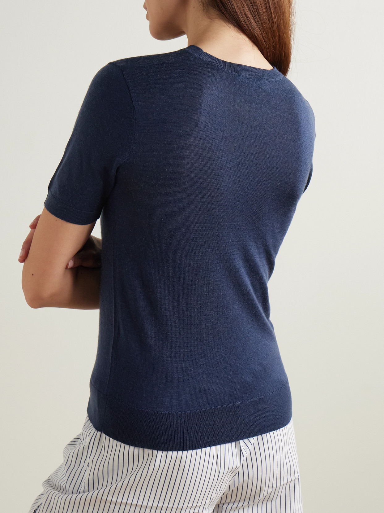 Vendome Embroidered Merino Wool T-shirt - 3