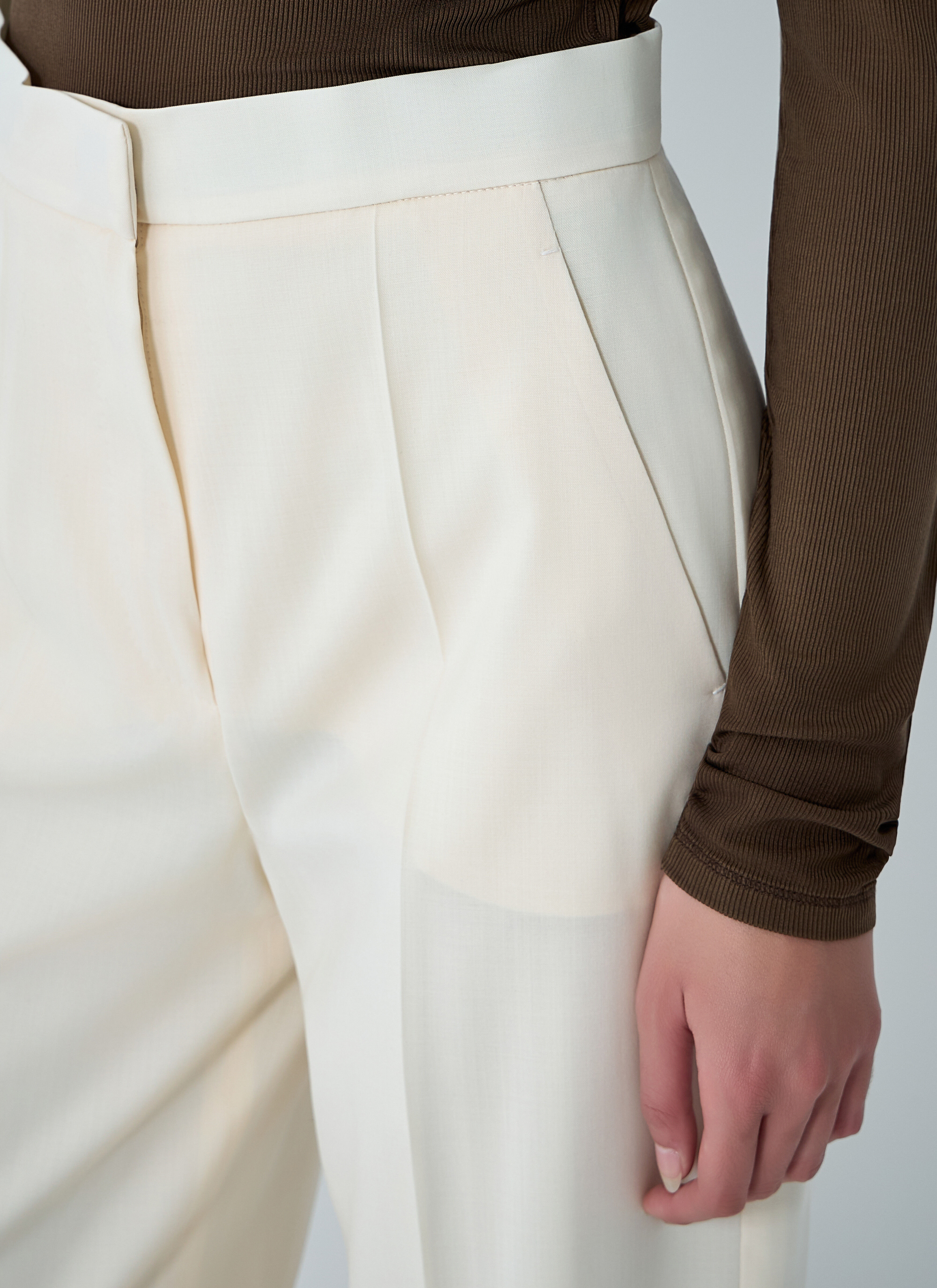 Tailored Wool Pants - 5