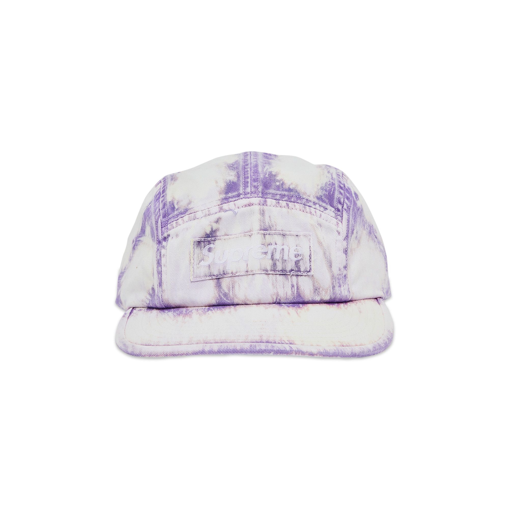 Supreme Bleached Chino Camp Cap 'Purple' - 1