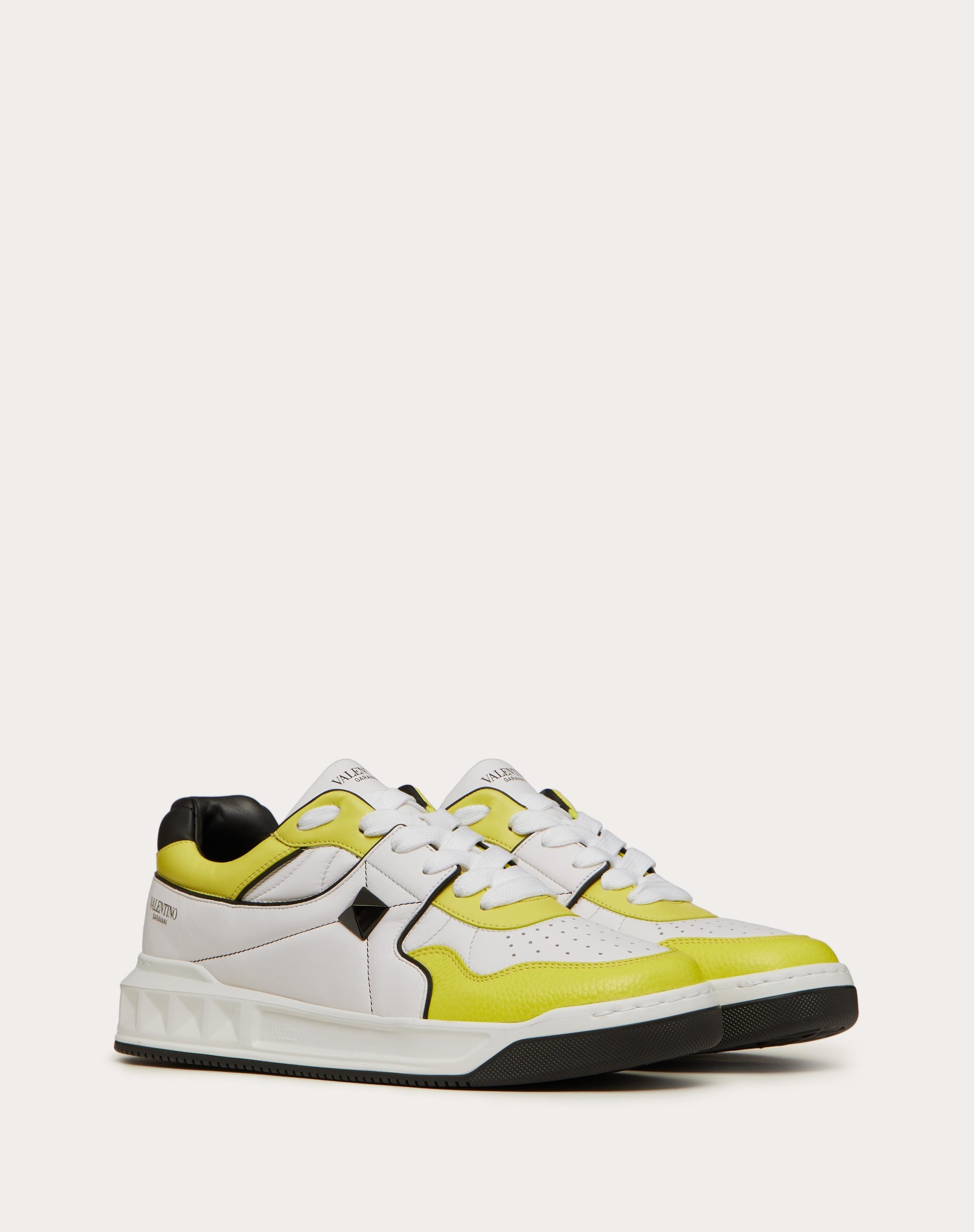 ONE STUD LOW-TOP NAPPA SNEAKER - 2