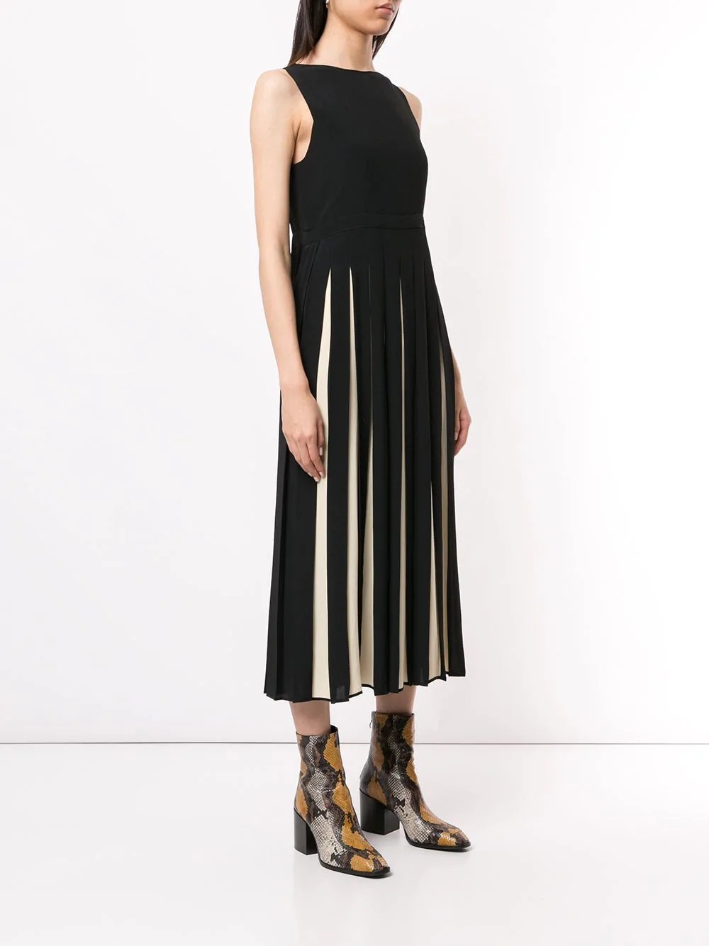 pleated midi dress - 3