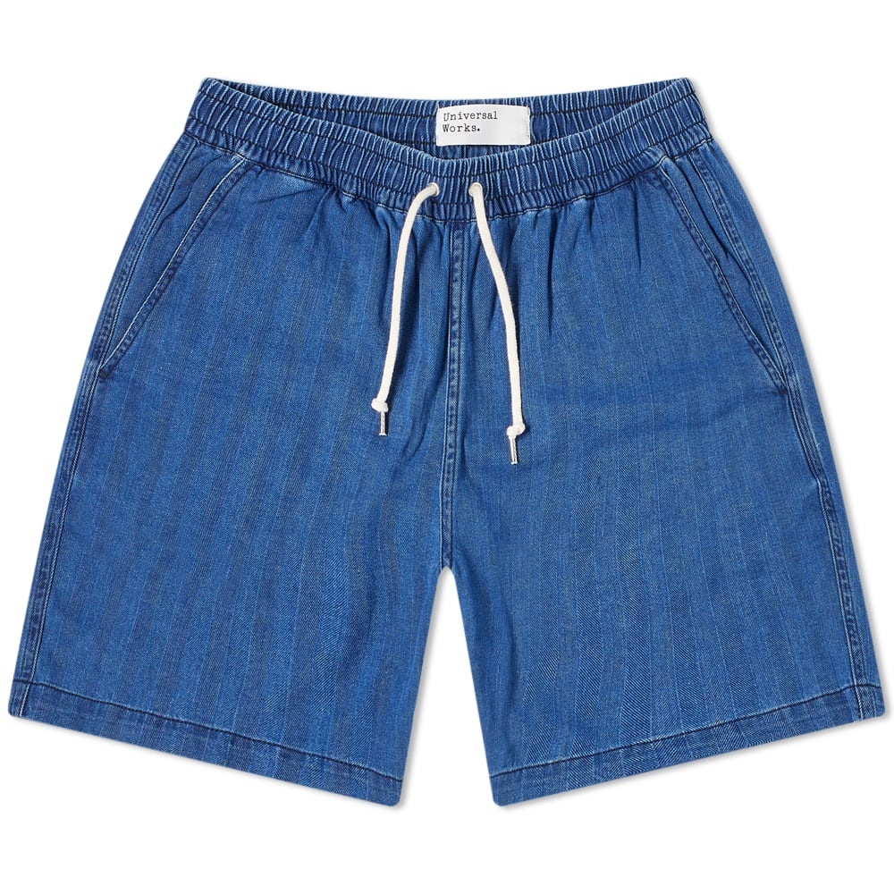 Universal Works Denim Beach Short - 1