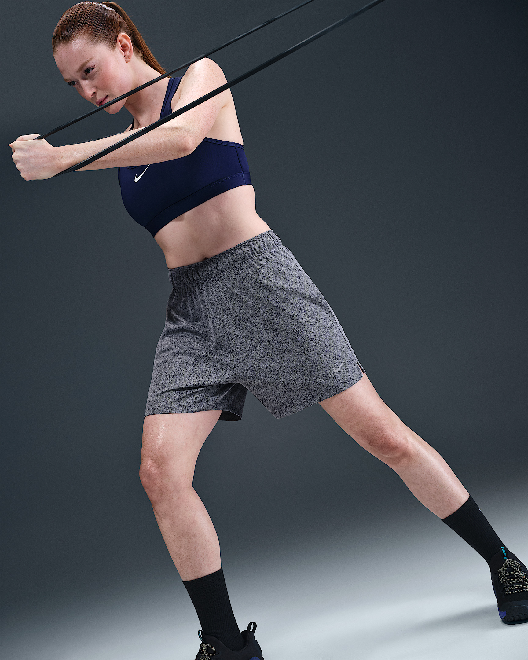 Nike Attack Women's Dri-FIT Fitness Mid-Rise 5" Unlined Shorts - 5