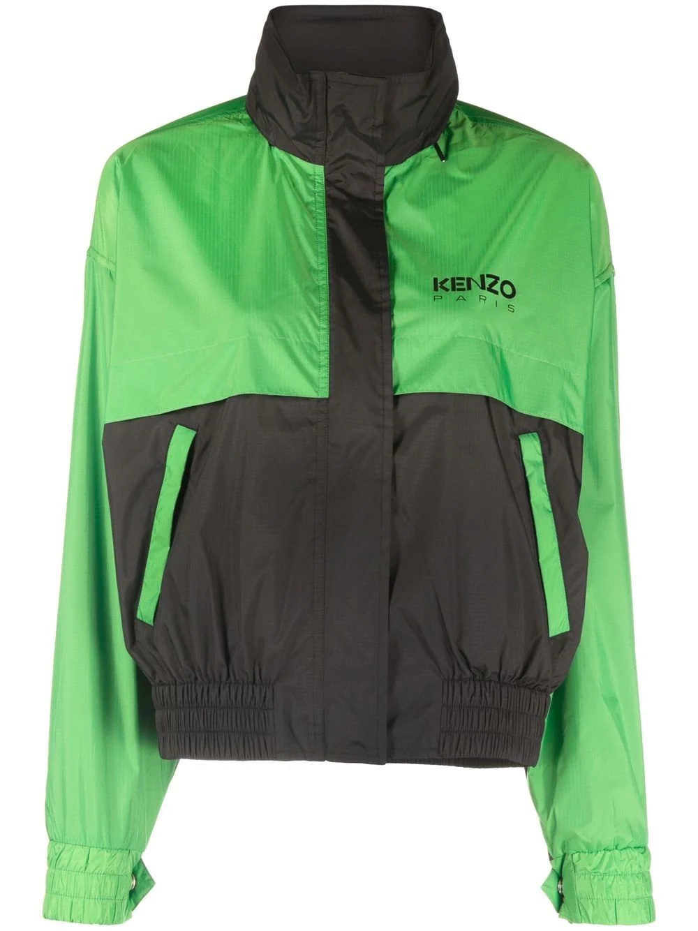 logo hooded jacket - 1