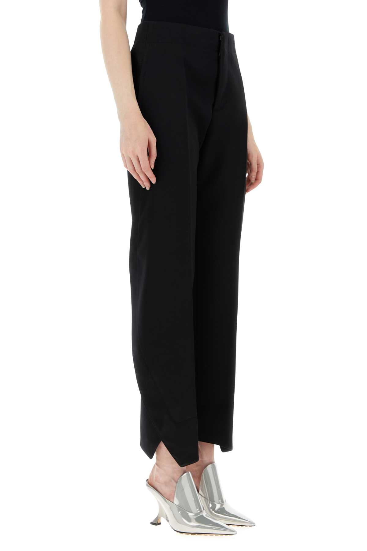 Bottega Veneta Women Black Wool Pant - 3