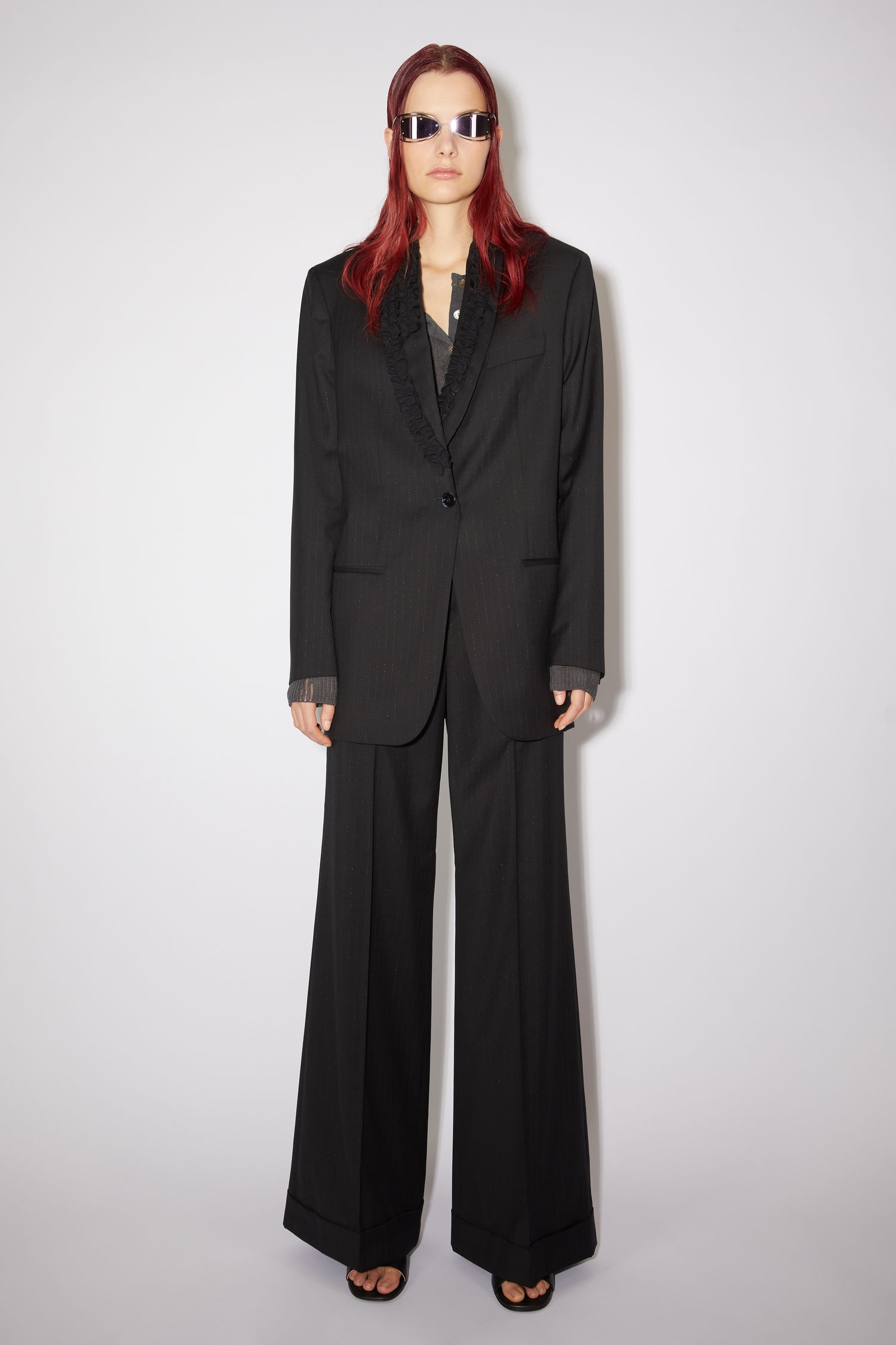 Tailored suit jacket - Black - 2