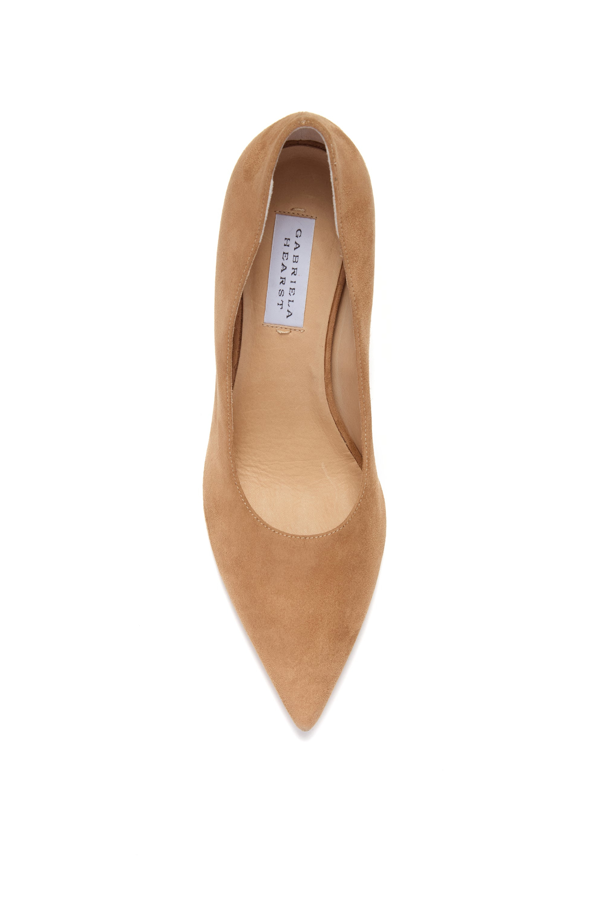 Edwina High Heel Stiletto Pump in Dark Camel Suede - 4