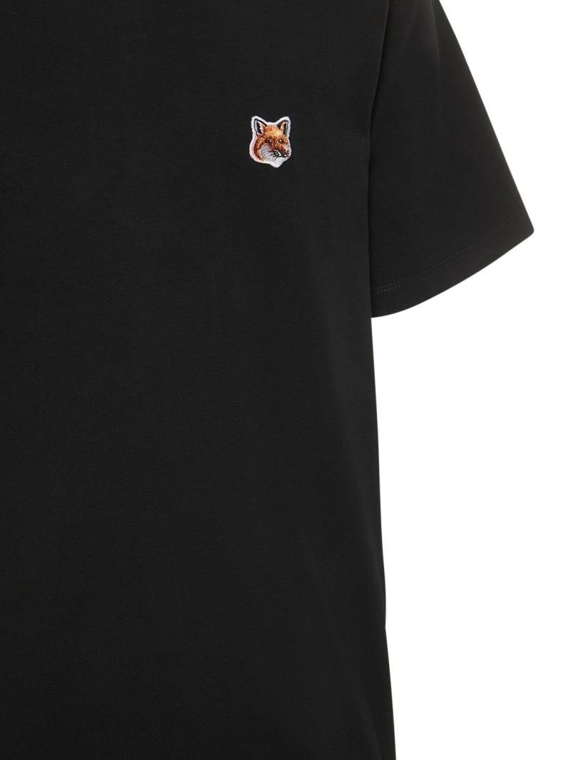 Fox logo cotton jersey t-shirt - 4
