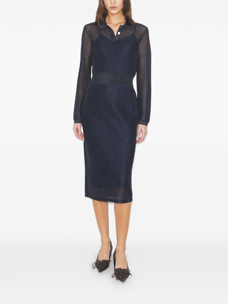 TORY BURCH collared polo midi dress outlook