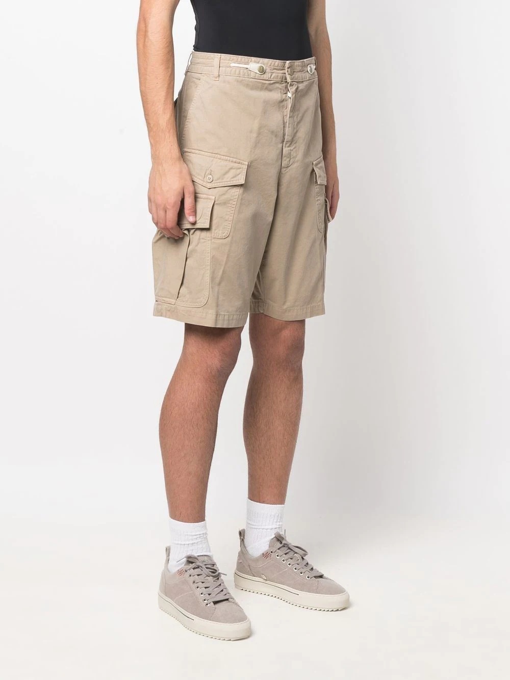 straight-leg cargo shorts - 3