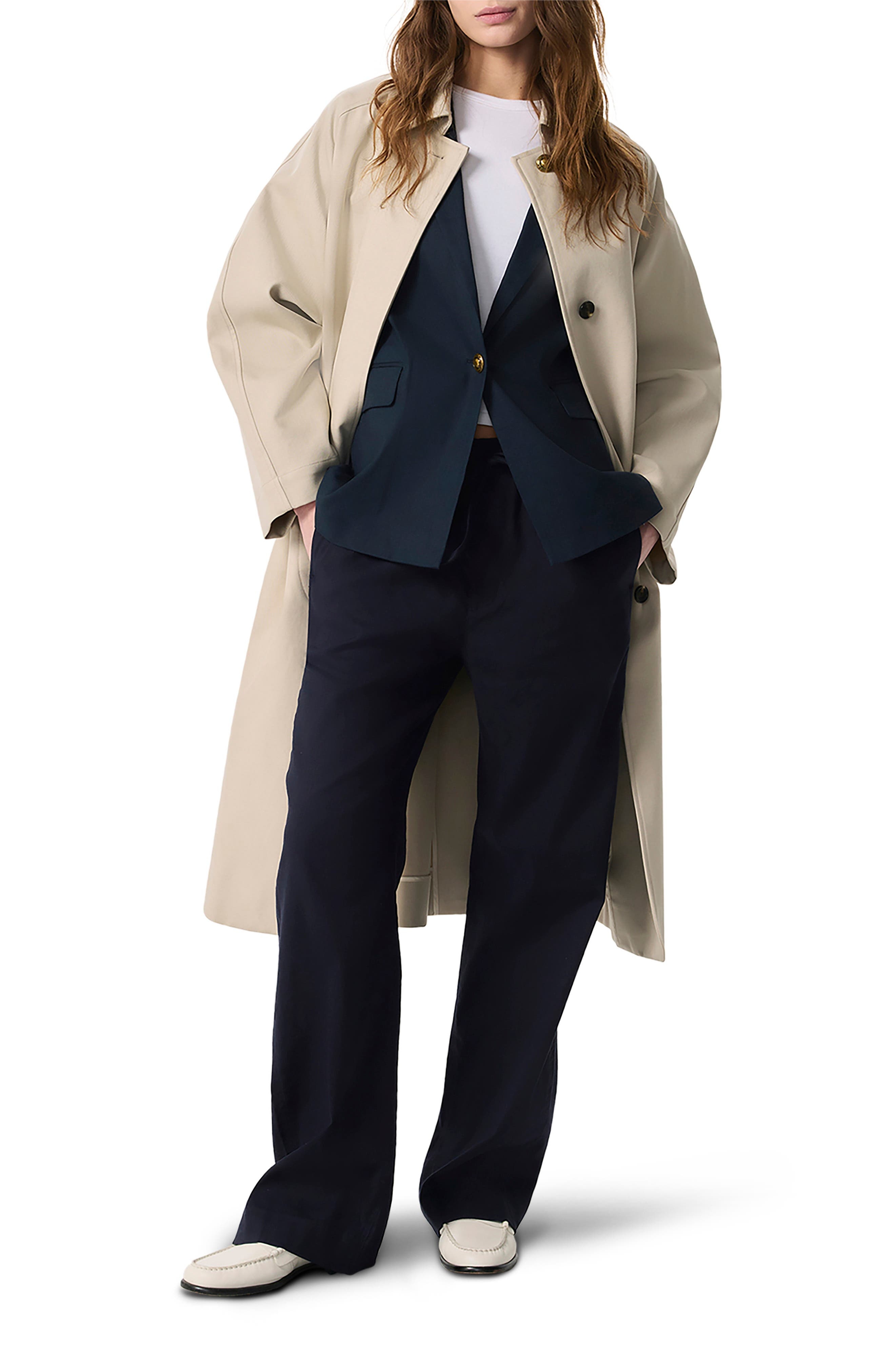 rag & bone Logan Drawstring Linen Blend Pants in Salute at Nordstrom - 6