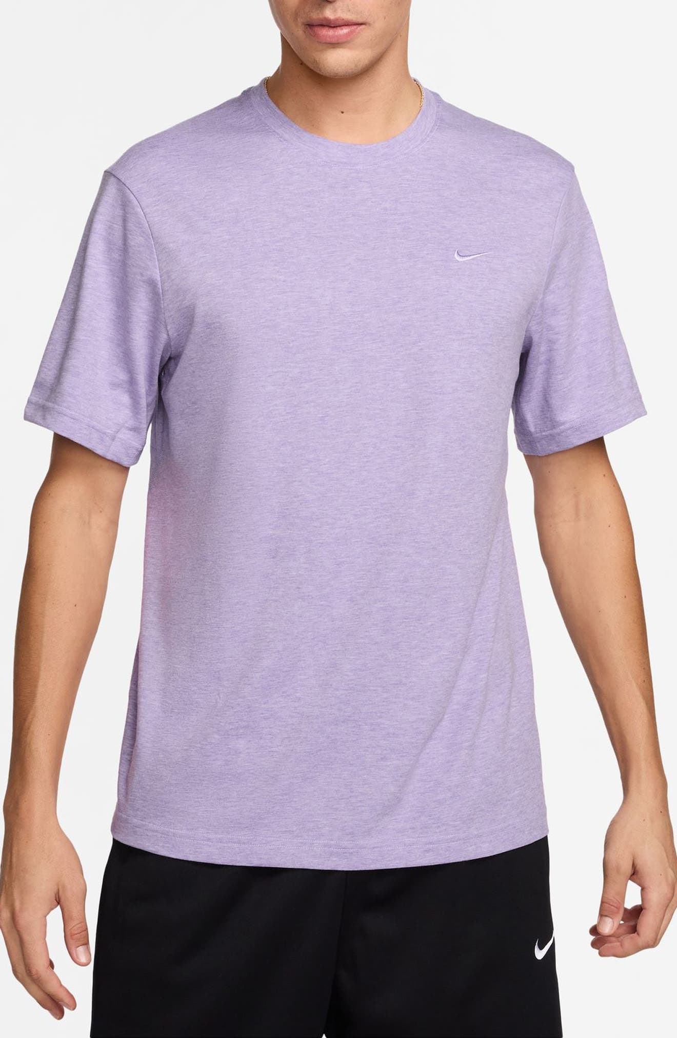Nike Primary Training Dri-FIT Short Sleeve T-Shirt in Hydrangeas/Heather at Nordstrom - 1