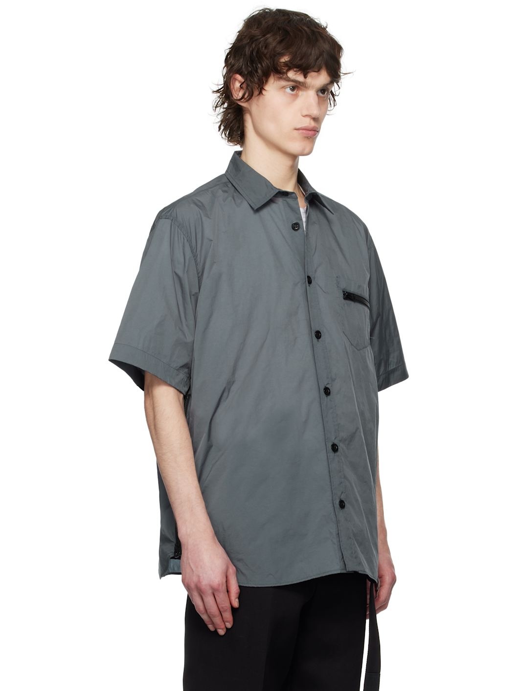 Gray Ripstop Shirt - 2