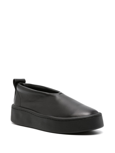 Jil Sander round-toe leather loafers outlook
