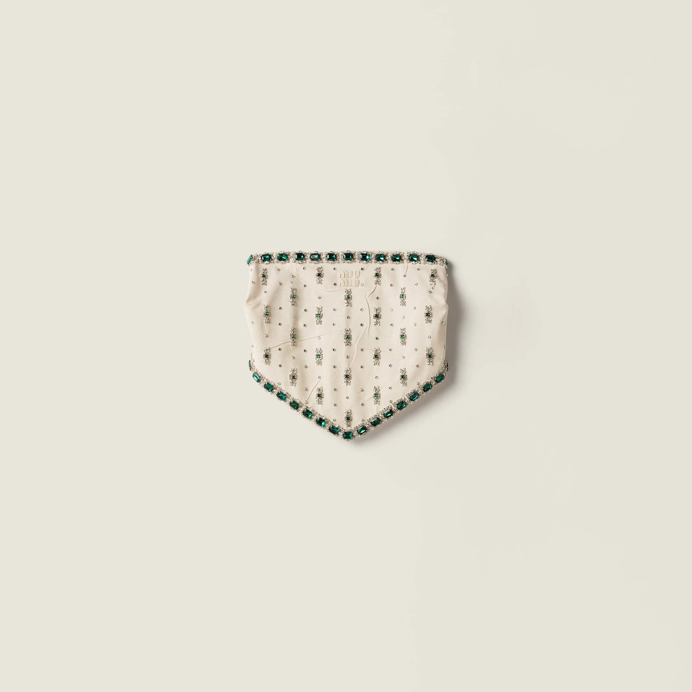 Embroidered canvas top - 1