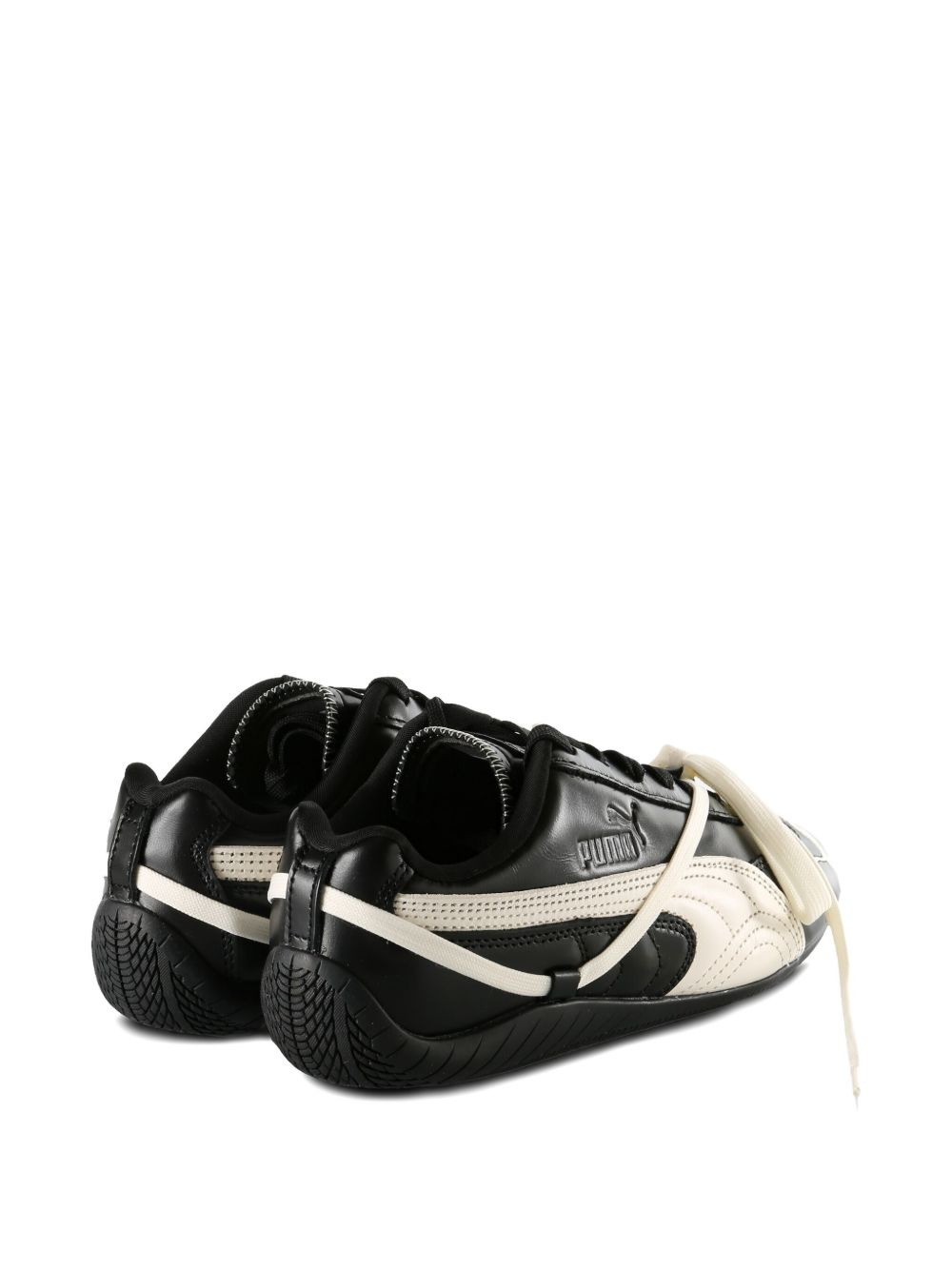 x Rosé Speedcat leather lace-up sneakers - 3