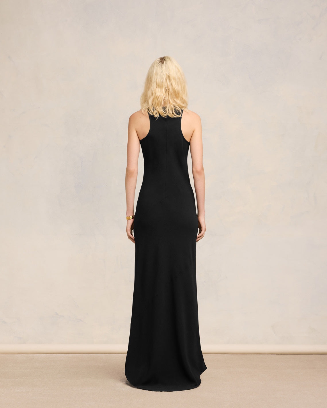 LONG DRESS WITH BIAS CUT - 3