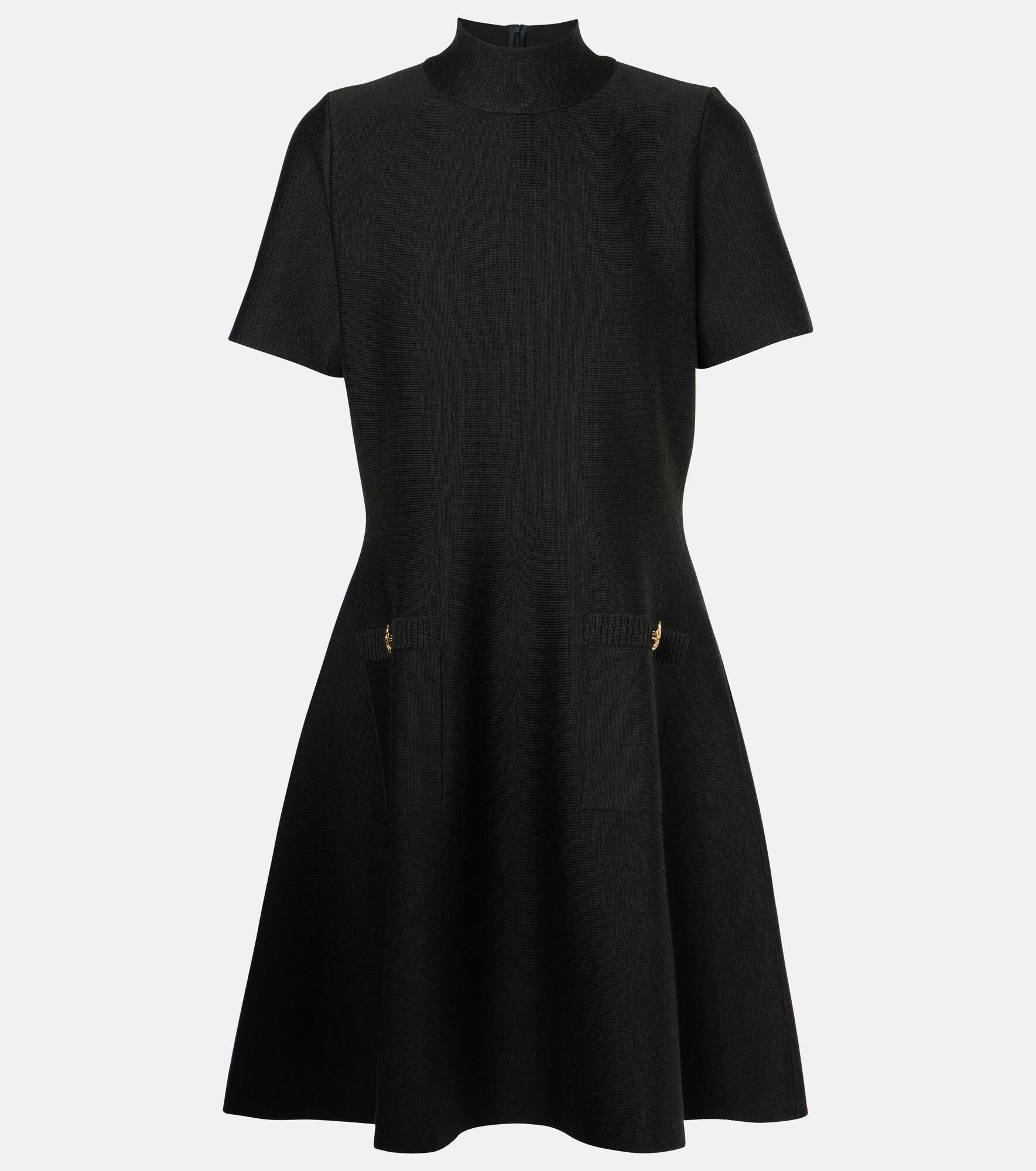 Wool-blend minidress - 1