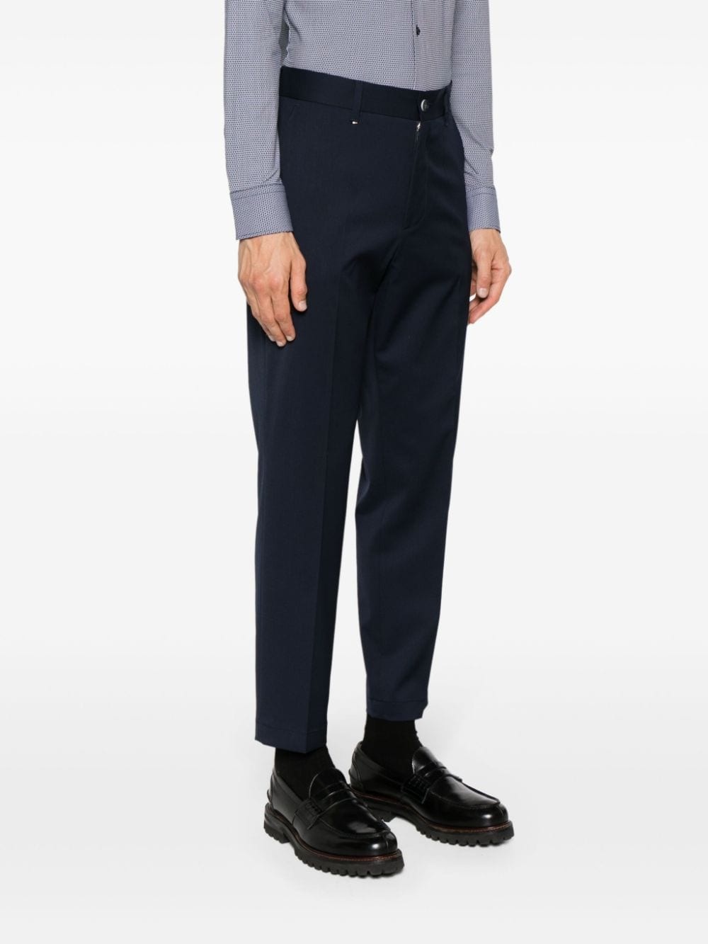 mid-rise tailored trousers - 3