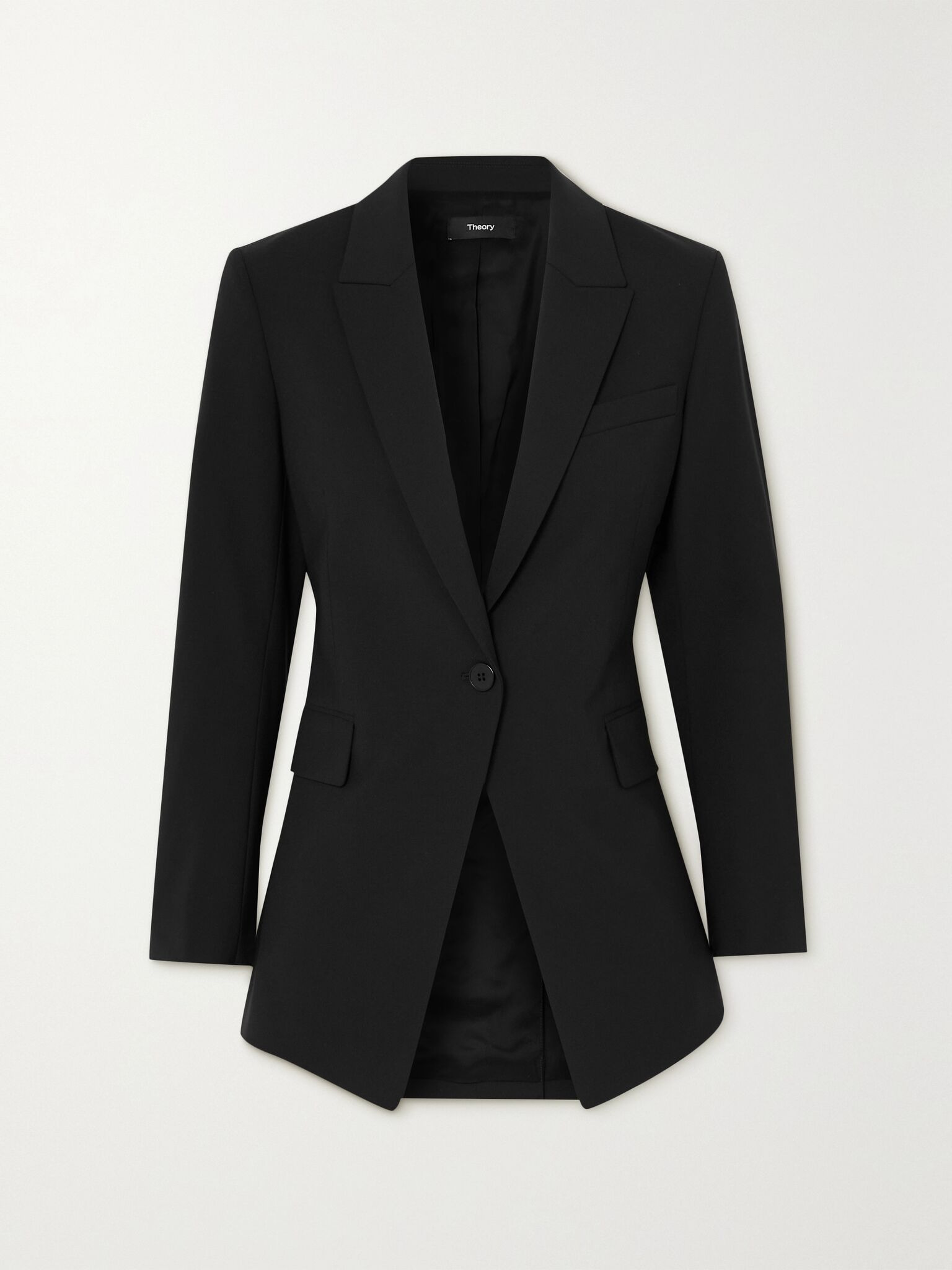 Etiennette grain de poudre wool-blend blazer Black - 1