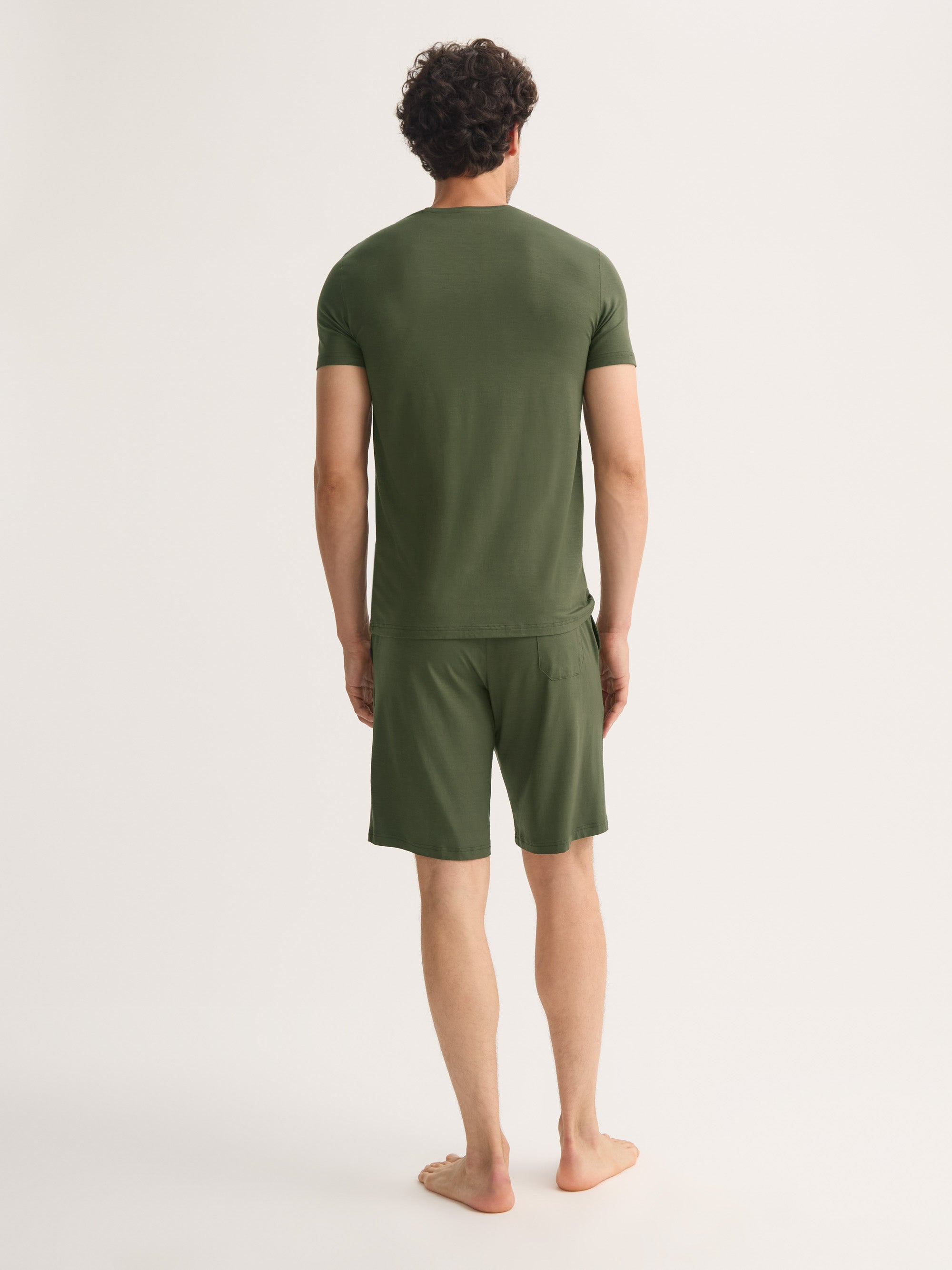 Men's T-Shirt Basel Micro Modal Stretch Evergreen - 3