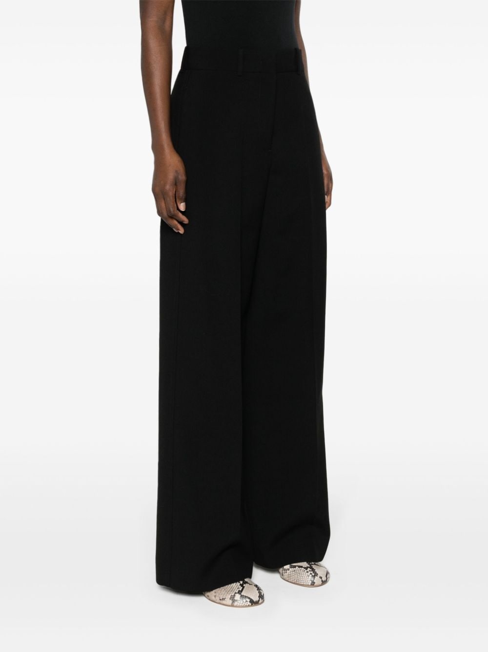 wide-leg tailored trousers - 3