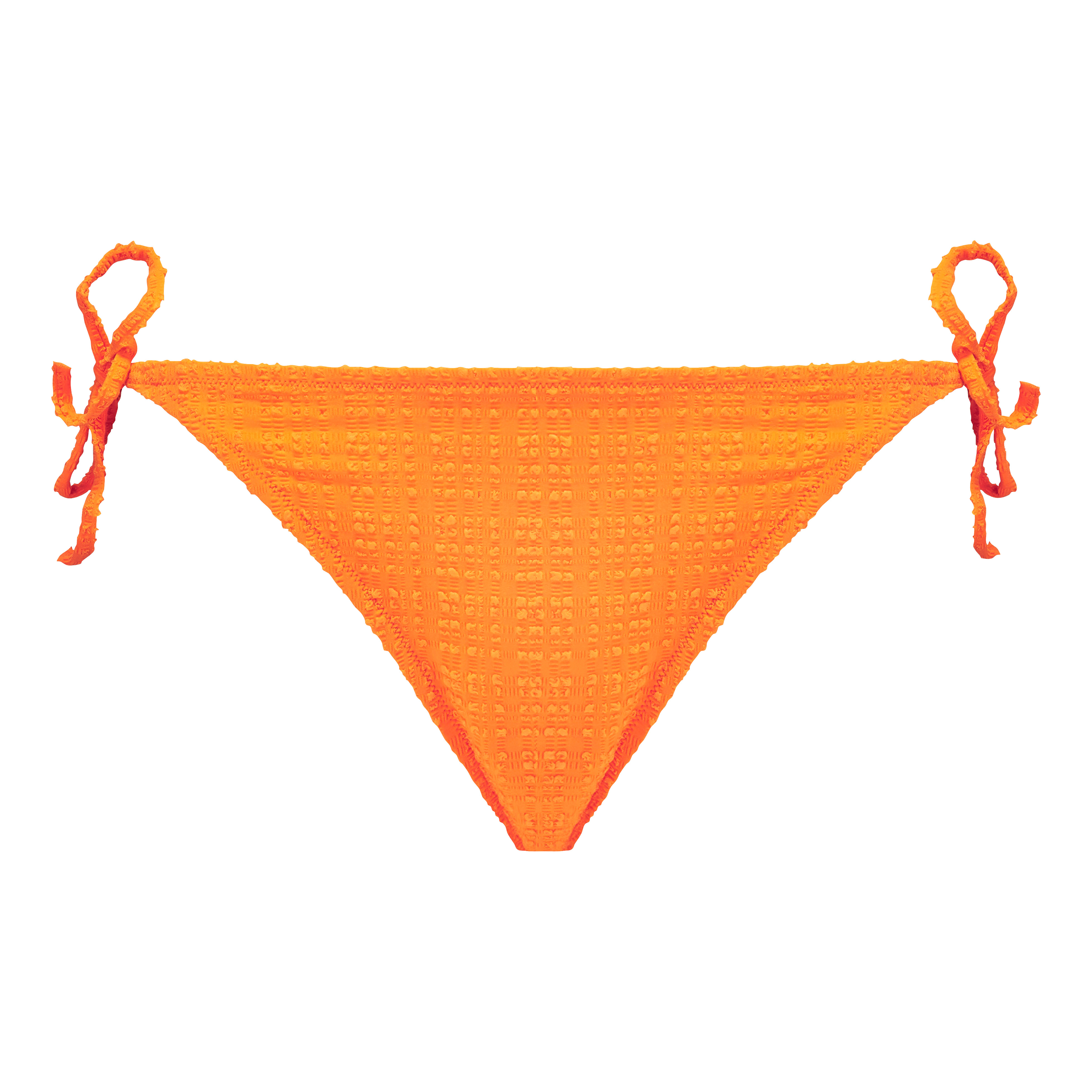 Women Bikini Bottom Mini Brief to be tied Plumetis - 1