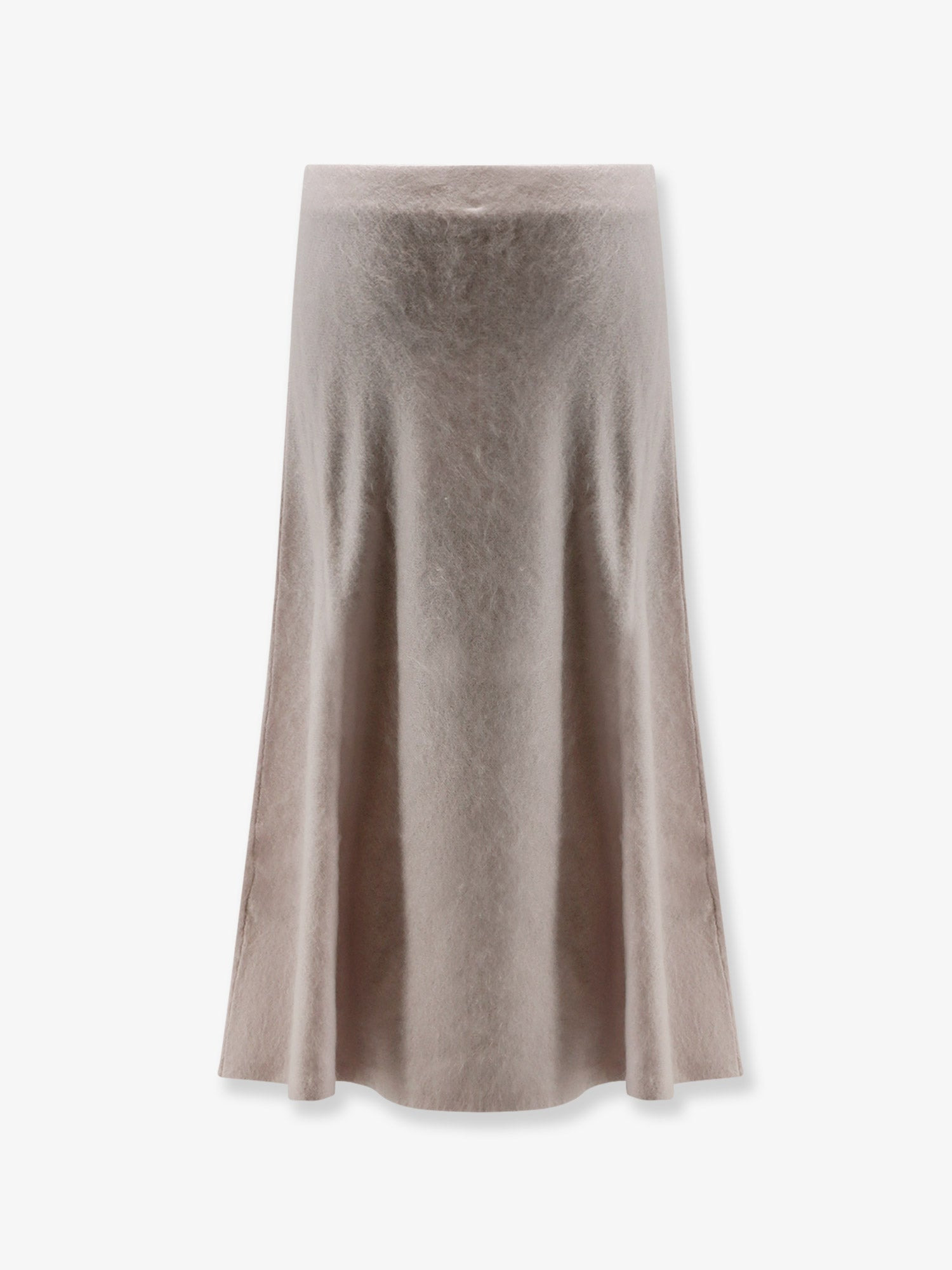 NUDE - Nude Cashmere Midi Skirt - 2