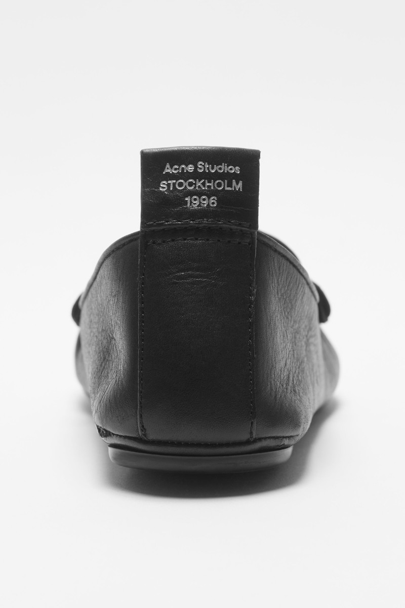 Leather loafers - Black 4