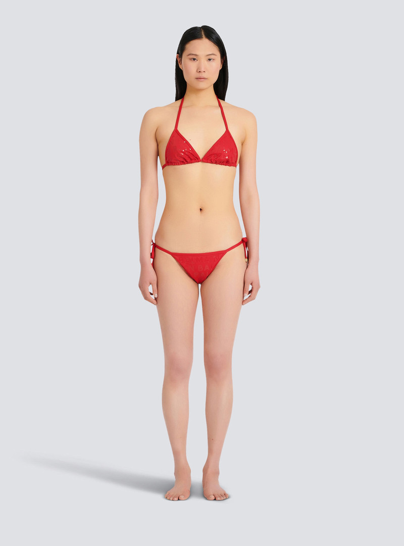 Balmain logo bikini 3