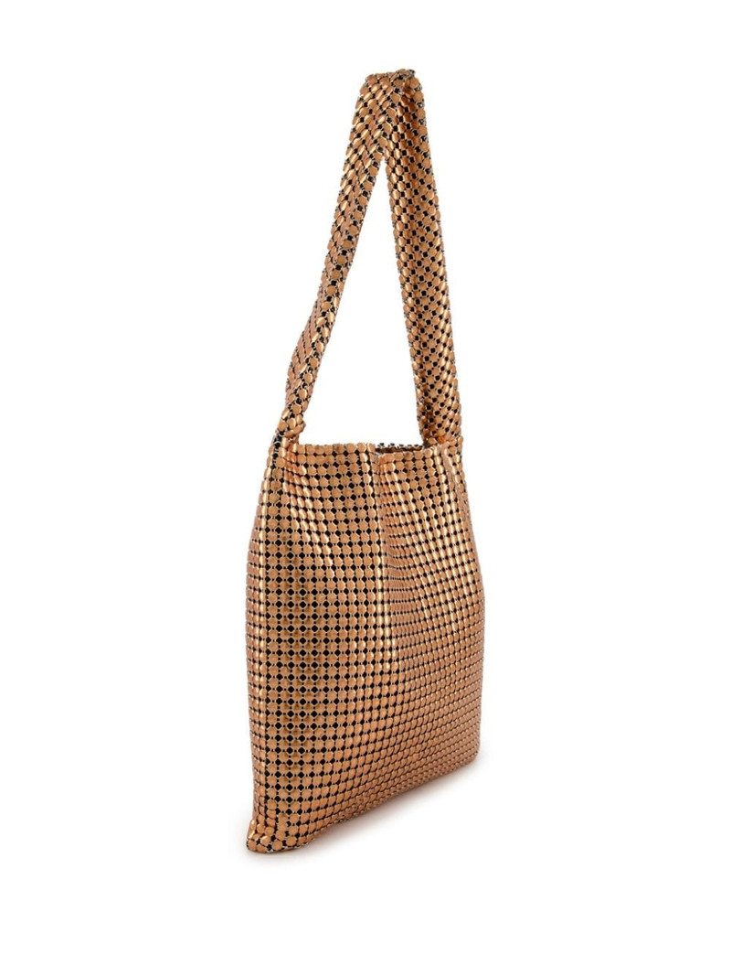 rabanne Pixel chainmail tote bag outlook