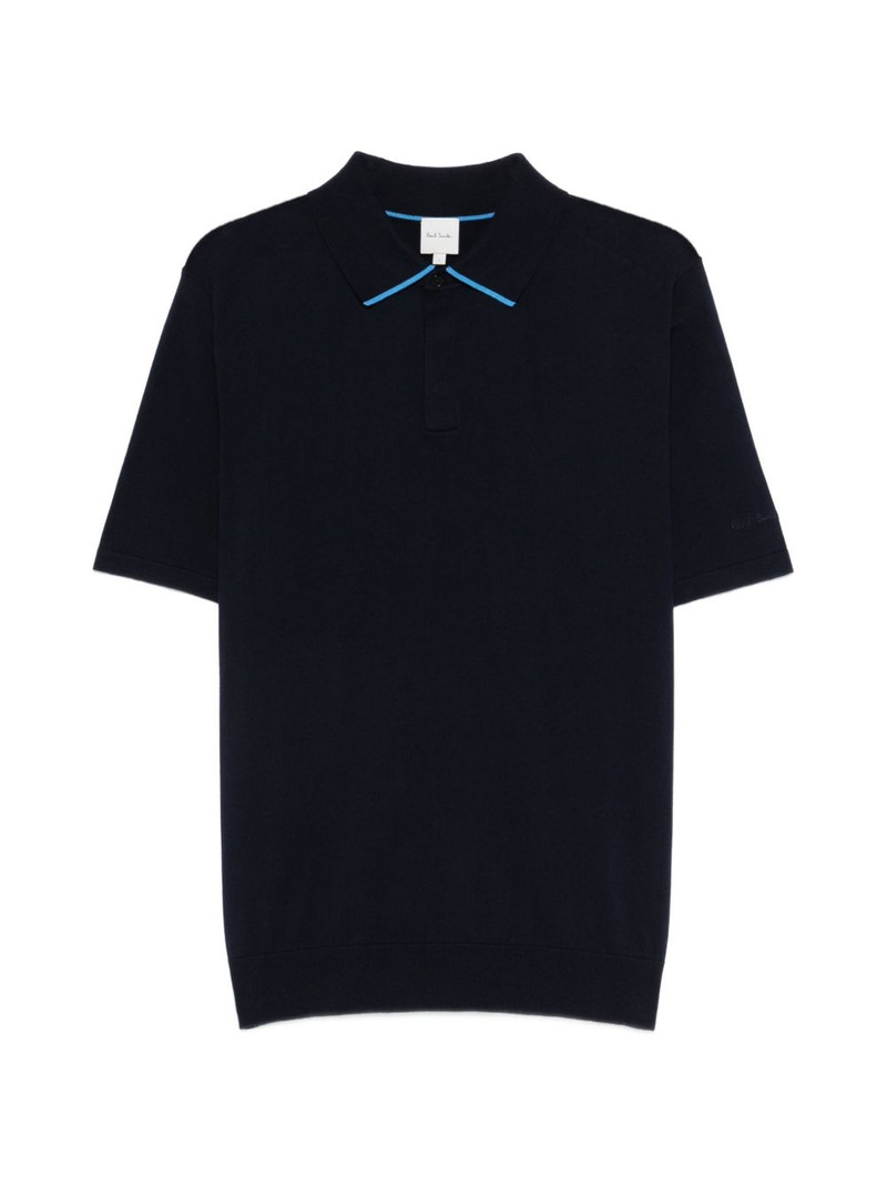 contrast-trim polo shirt 1