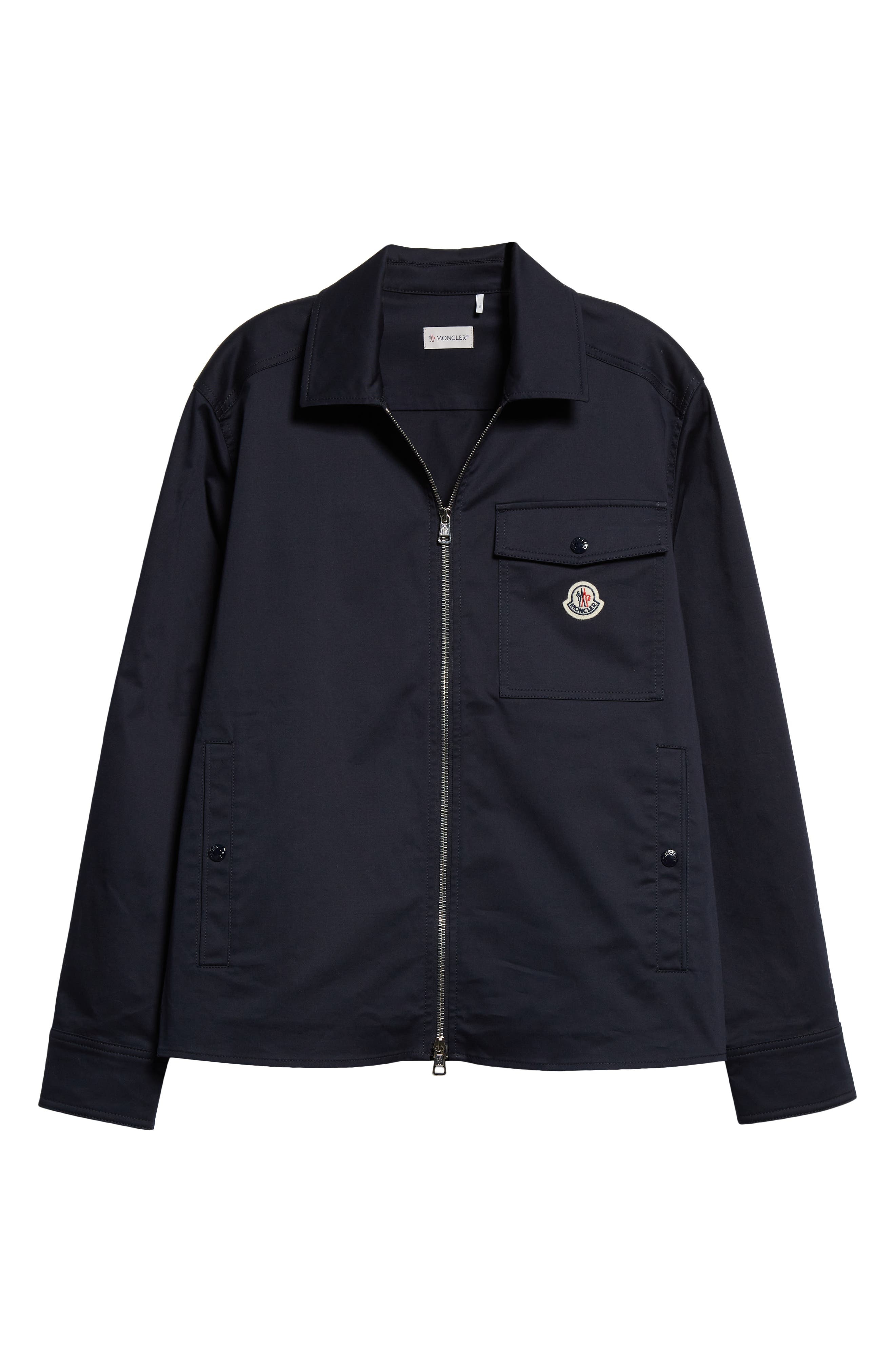 Stretch Cotton Zip Shirt Jacket - 5