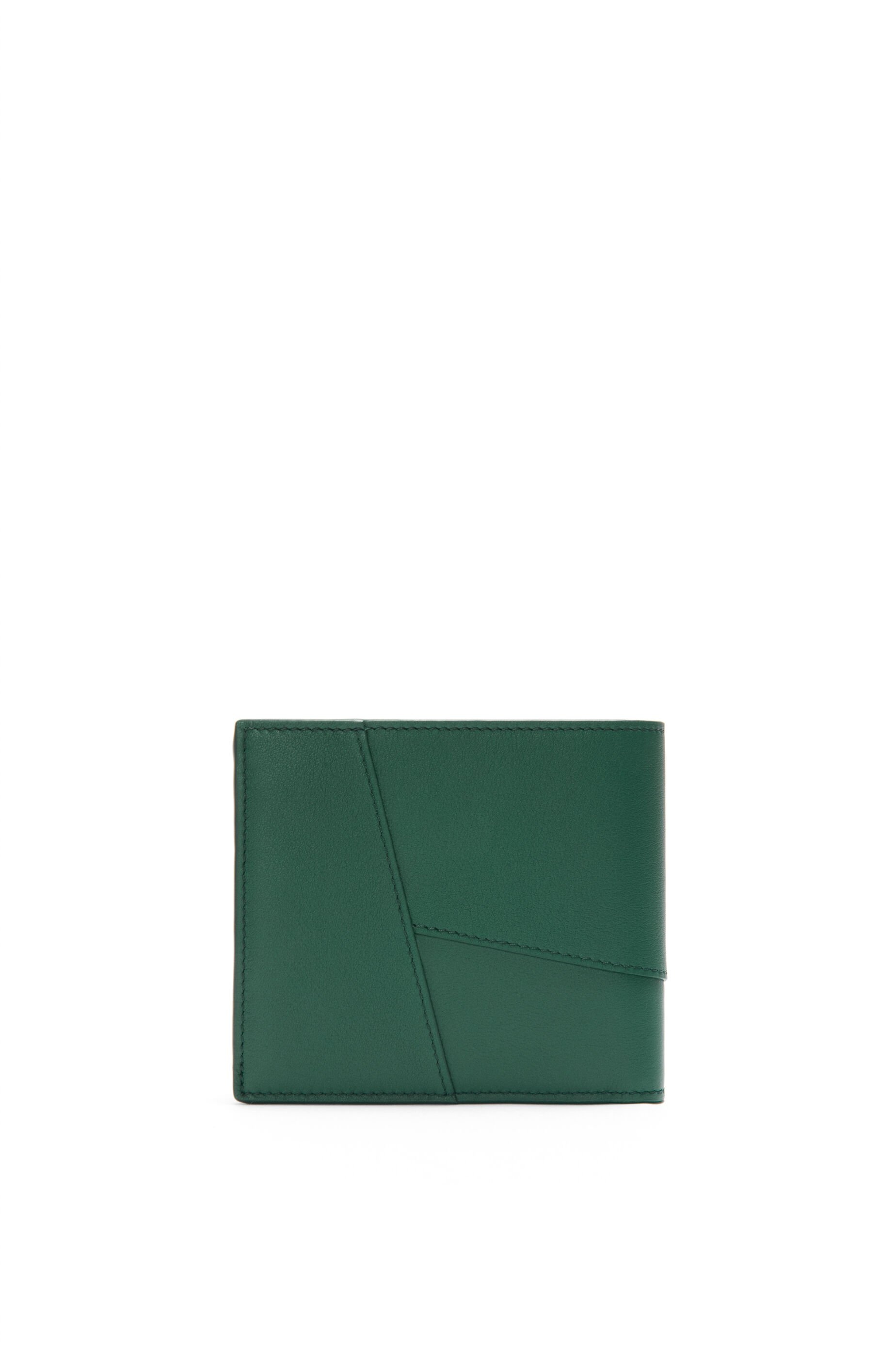 Puzzle bifold wallet in classic calfskin - 4