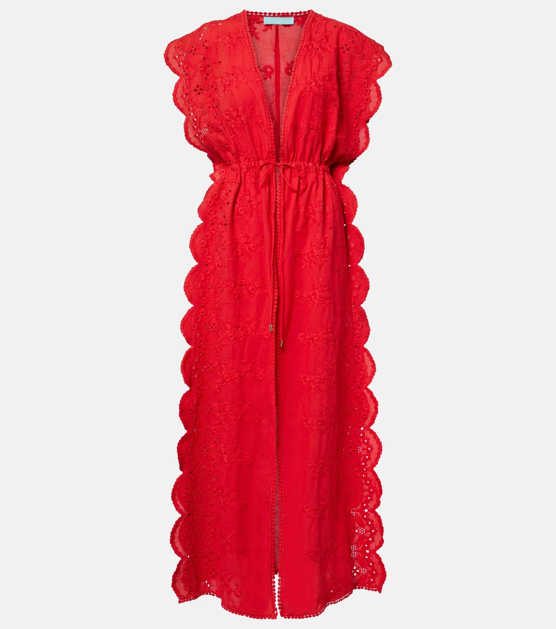 Talitha broderie anglaise cotton kaftan - 1