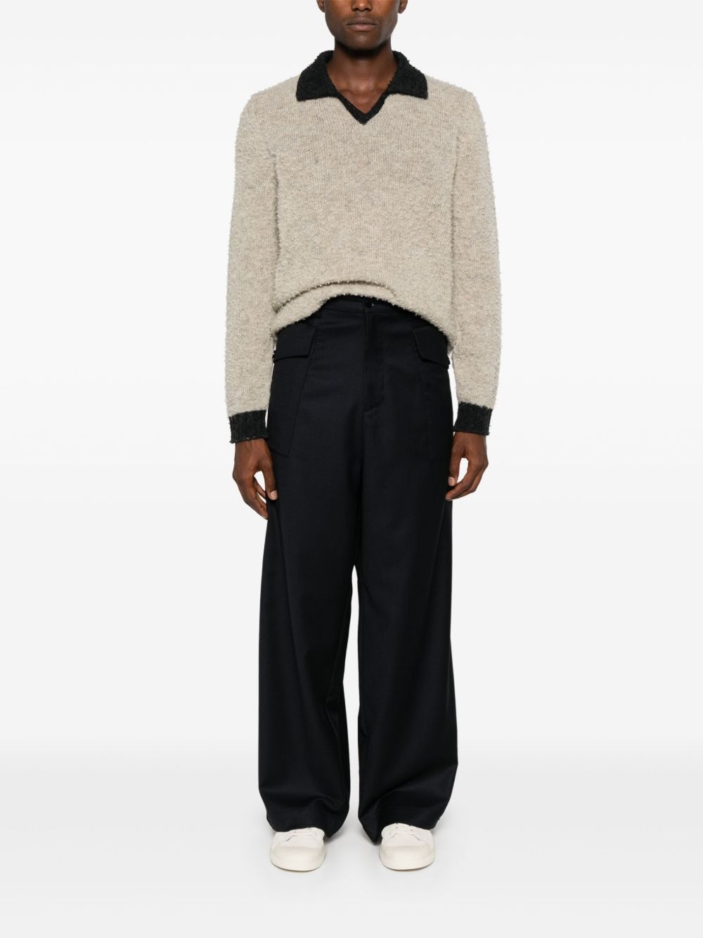 Caorloto Fan wide-leg trousers - 2