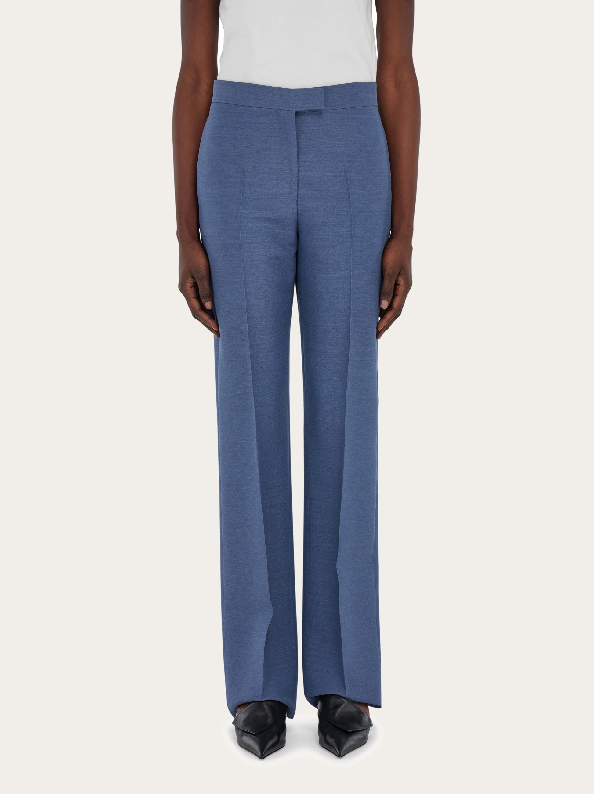 Wool faille trouser - 2