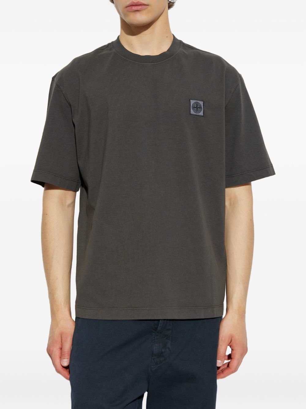 logo-patch T-shirt - 3
