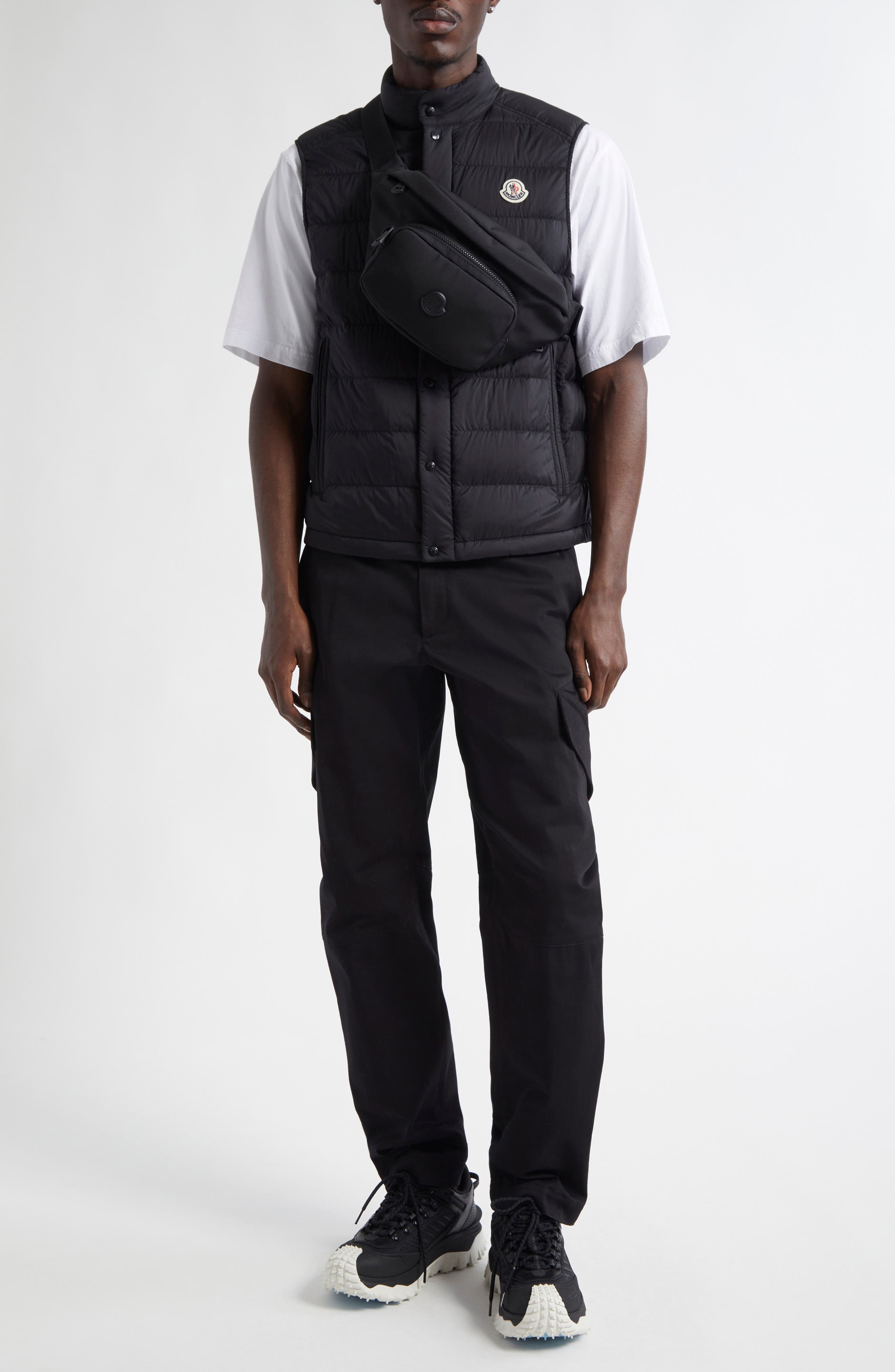 Moncler Barthe Down Puffer Vest in Black at Nordstrom - 2