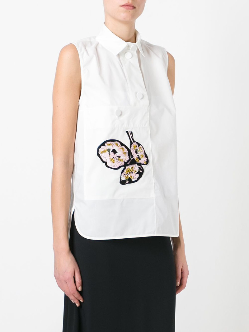 sleeveless appliqué shirt 3