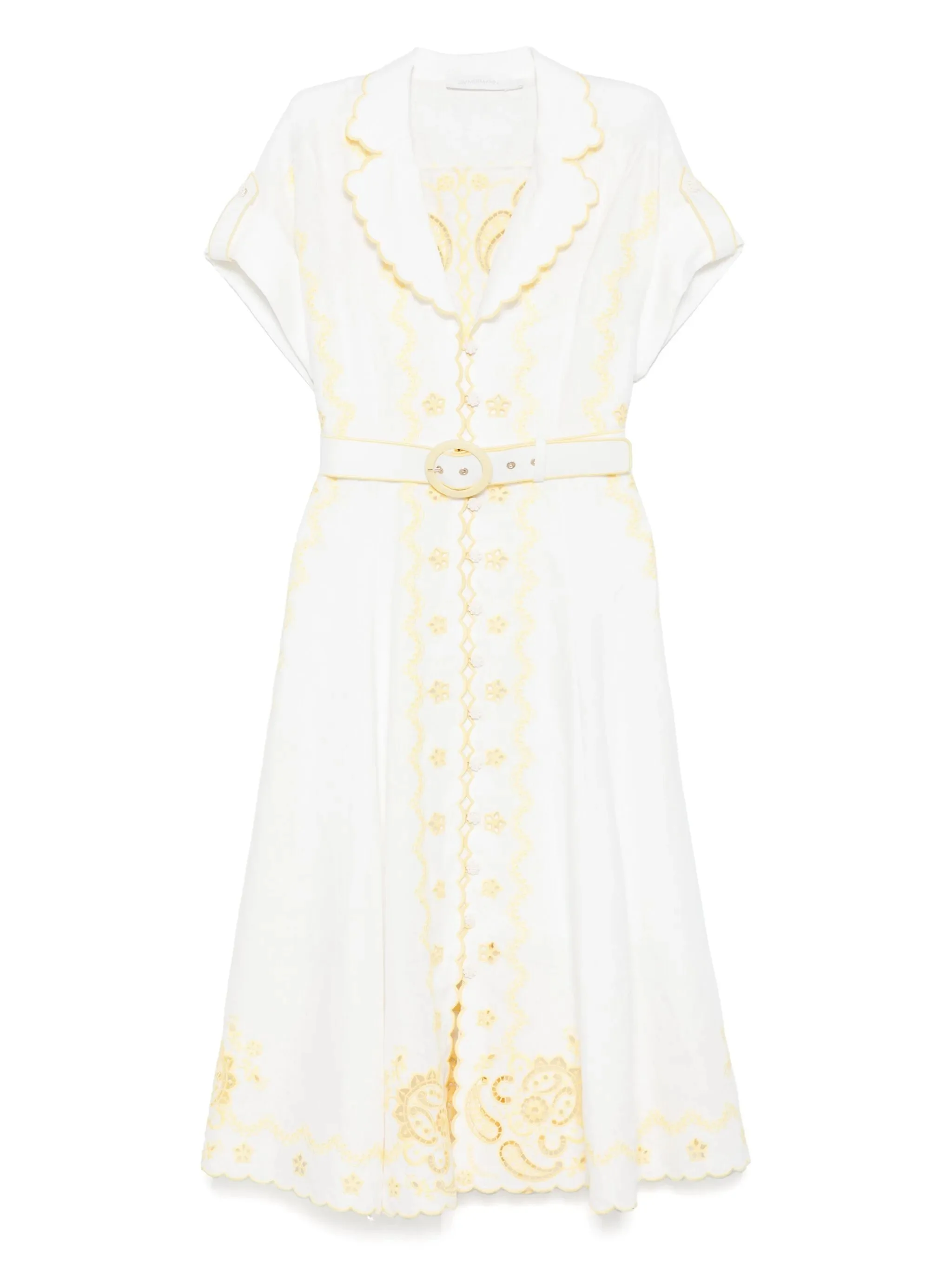 Lucky embroidered midi dress - 1