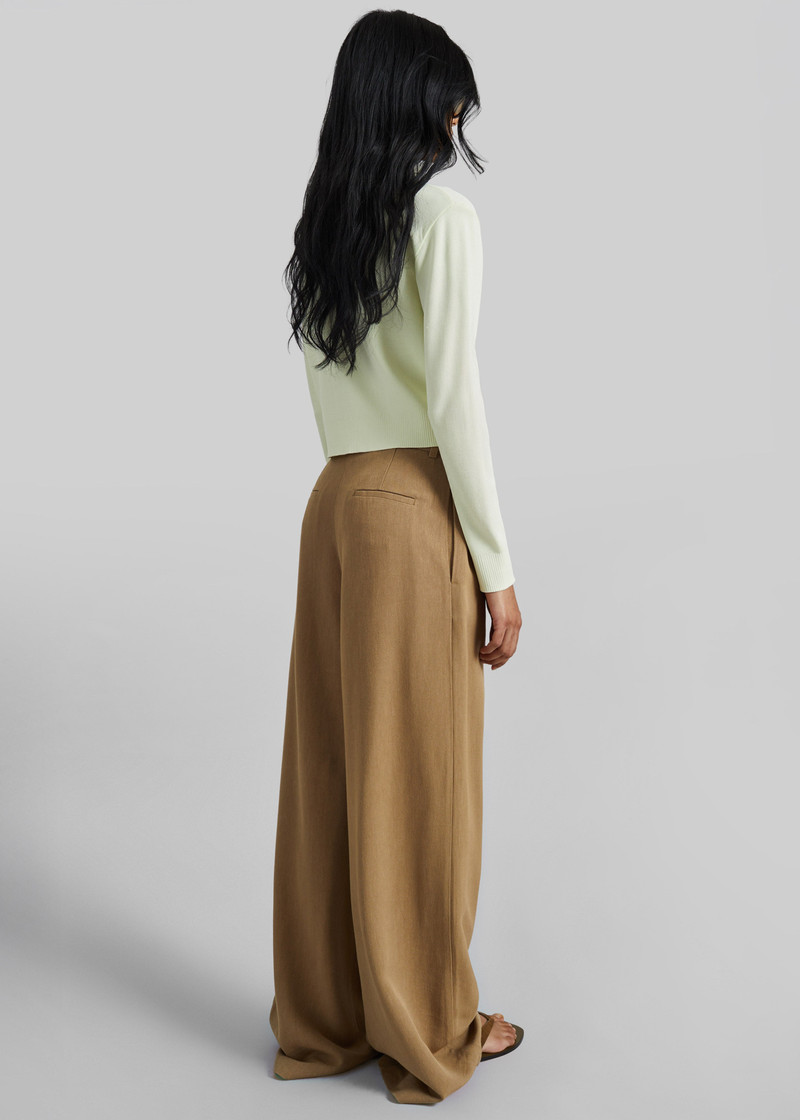 Juilly Knit Zip Cardigan - Pale Yellow 6