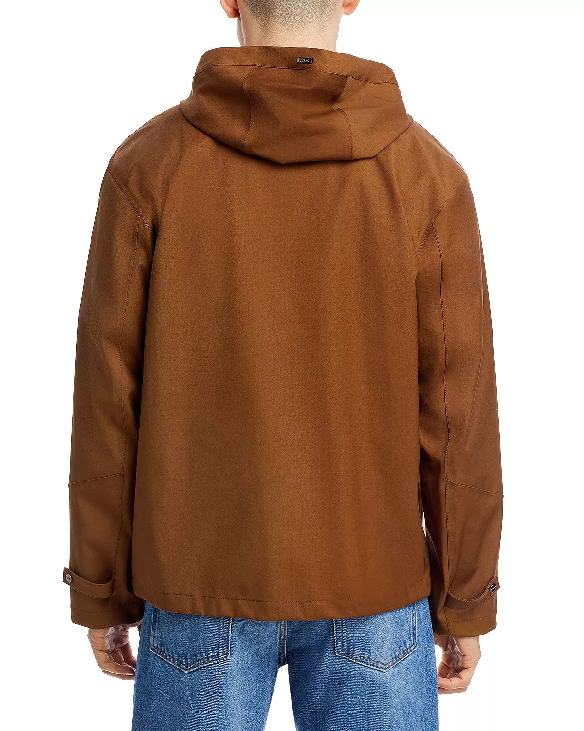 Hooded Zip Front Jacket - 5