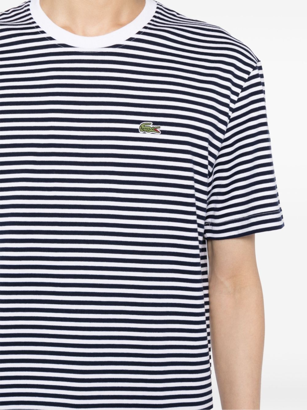 striped cotton T-shirt - 5