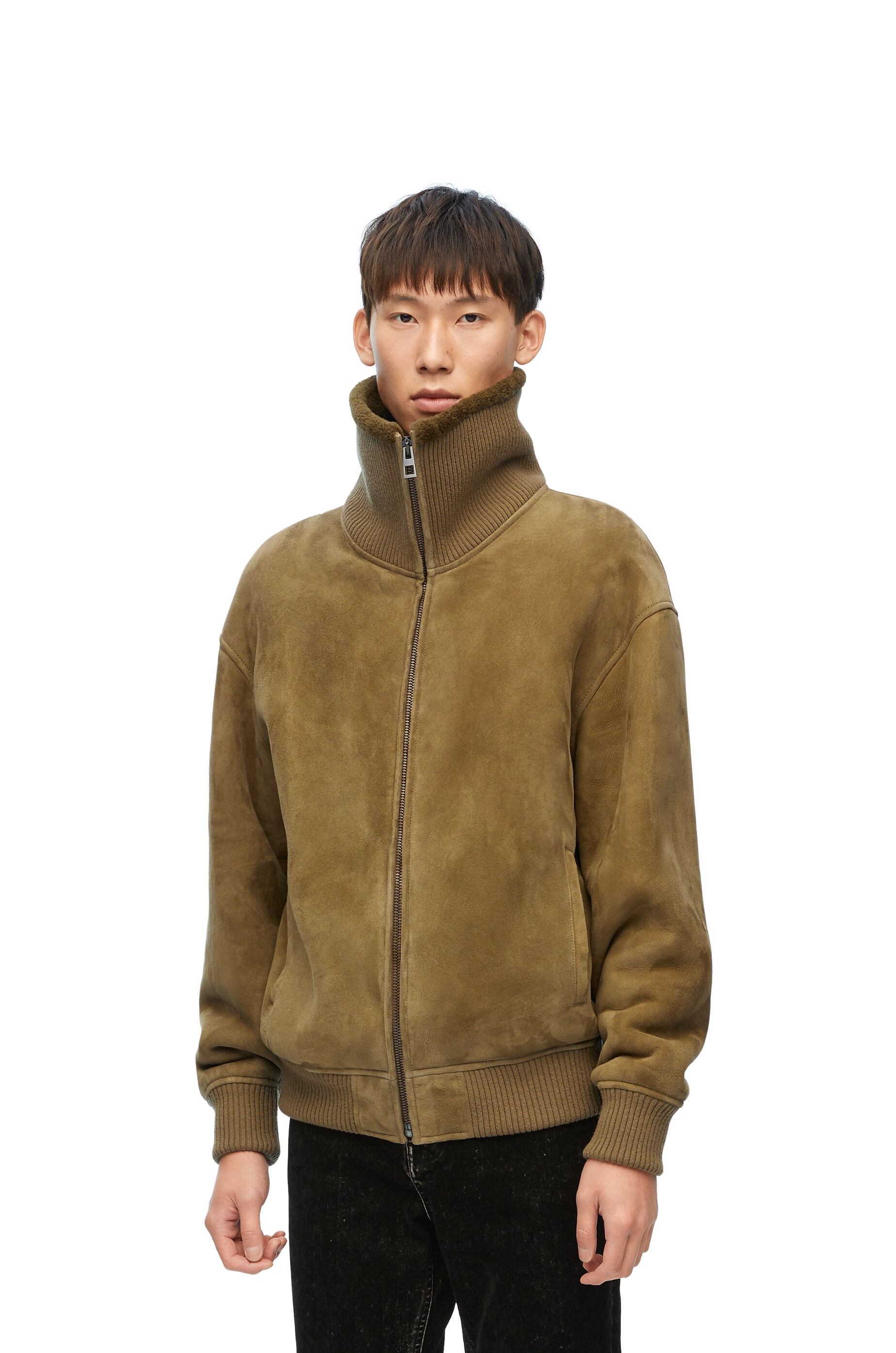 Bomber jacket in shearling - 3